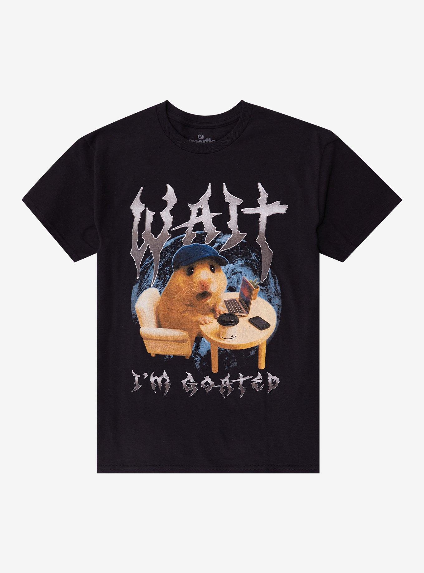 Goated Hamster T-Shirt By Goodie Two Sleeves, , hi-res