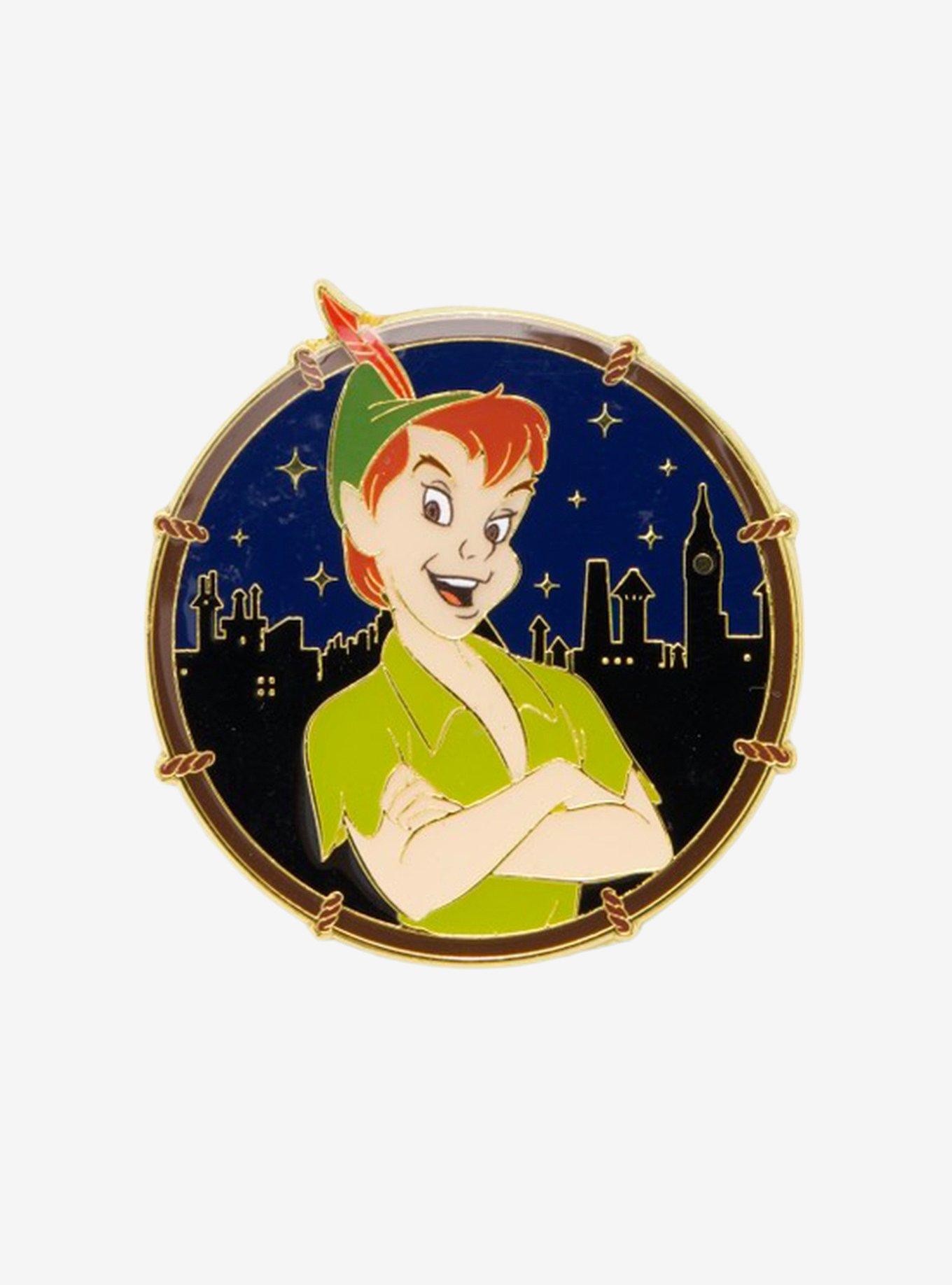 Loungefly Disney Peter Pan Portrait Enamel Pin - BoxLunch Exclusive, , hi-res