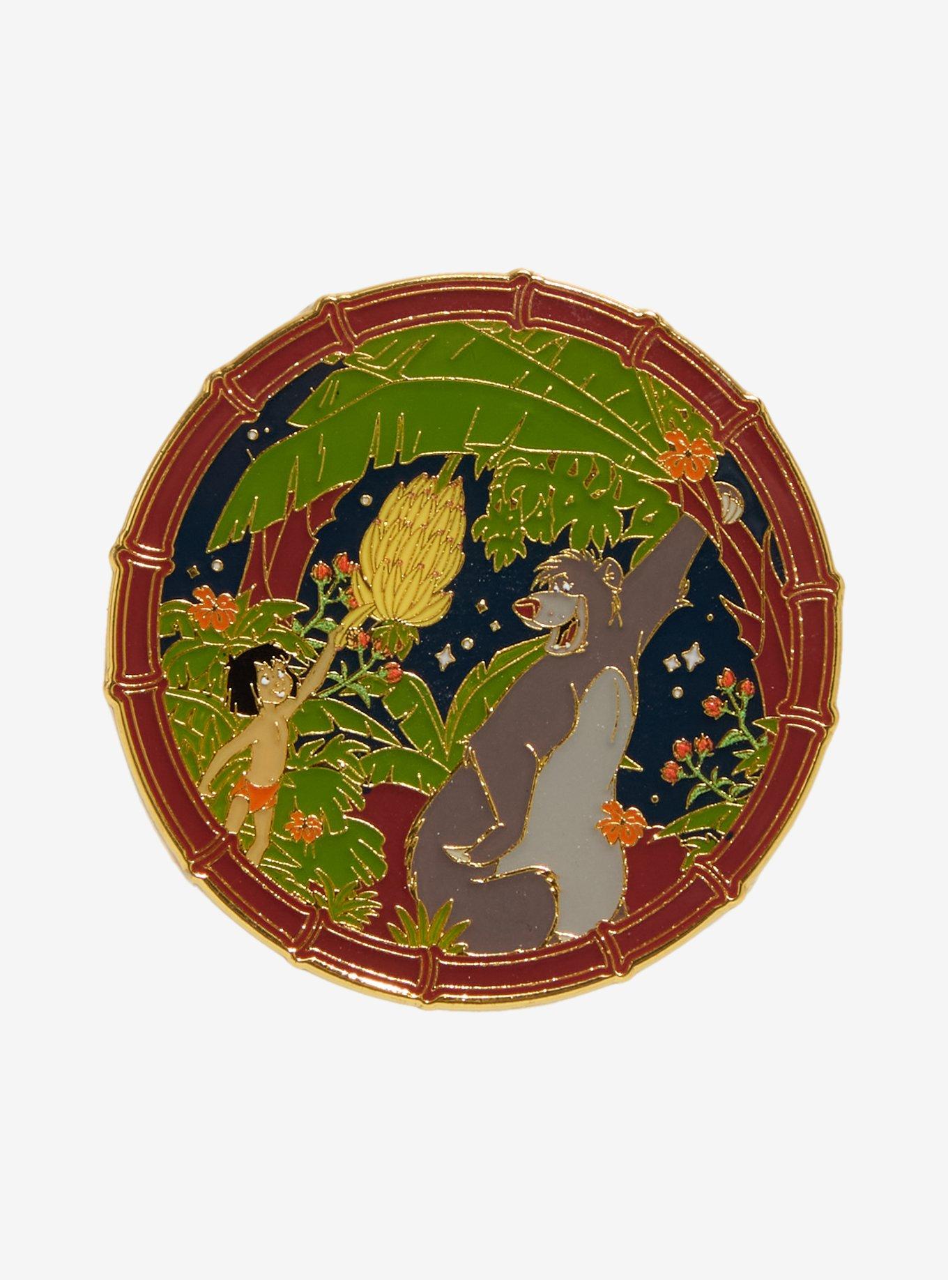 Loungefly Disney The Jungle Book Baloo & Mowgli Bananas Enamel Pin &mdash; BoxLunch Exclusive, , hi-res