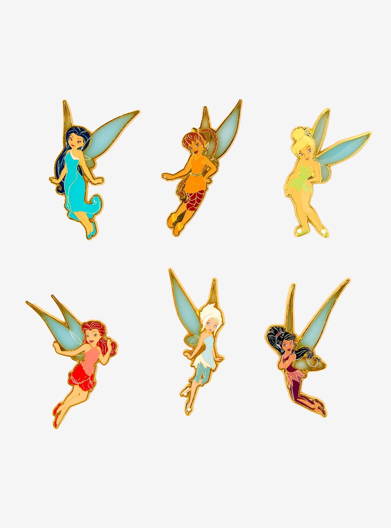 Loungefly Disney Fairies Stained Glass Blind Box Enamel Pin &mdash; BoxLunch Exclusive, , hi-res
