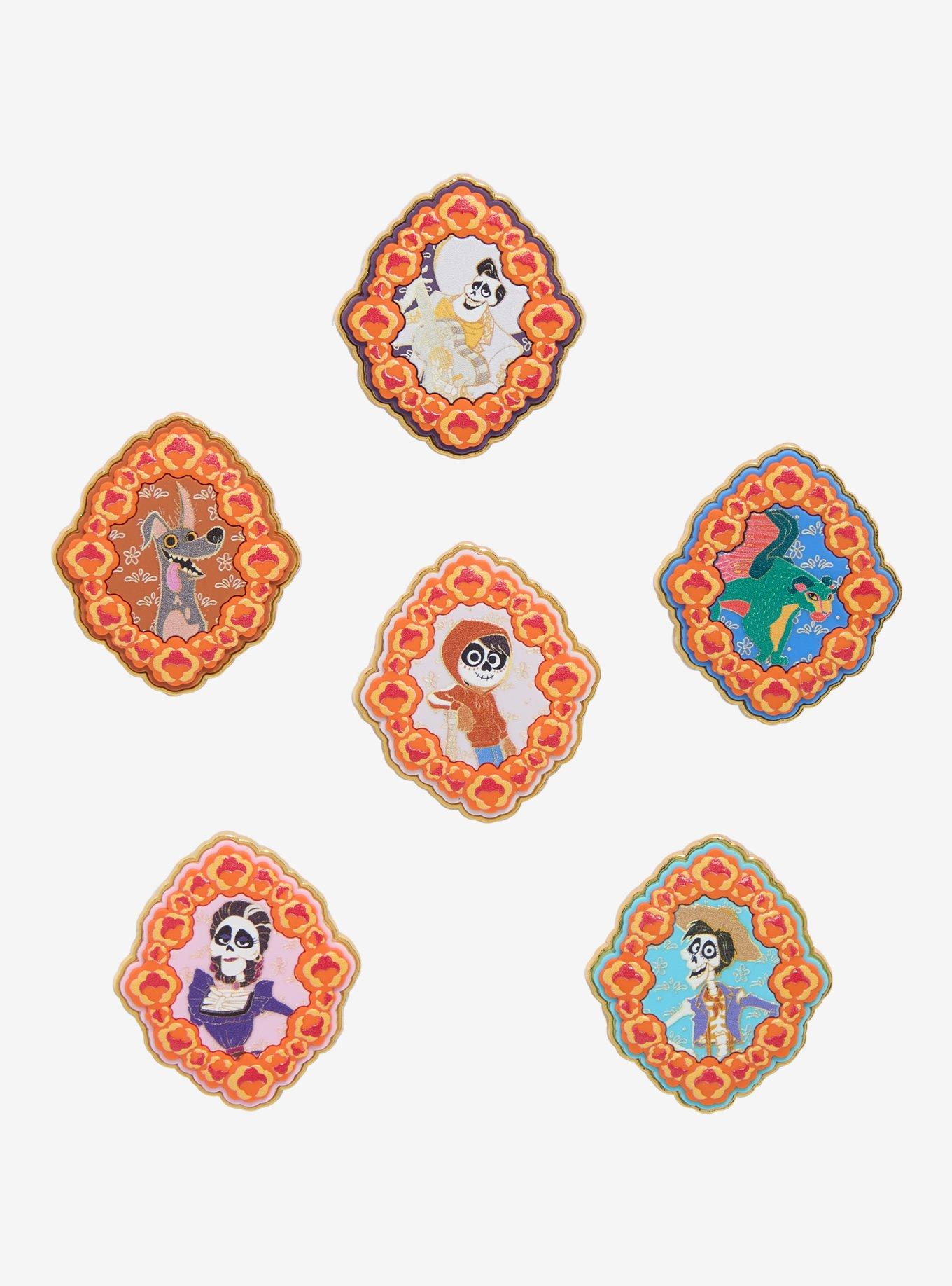 Loungefly Disney Pixar Coco Marigold Frames Blind Box Enamel Pin - BoxLunch Exclusive, , hi-res