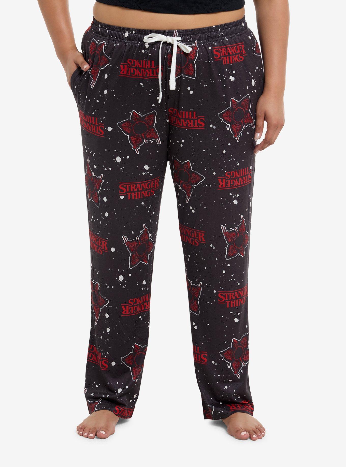 Stranger Things Demogorgon Pajama Pants Plus Size, , hi-res