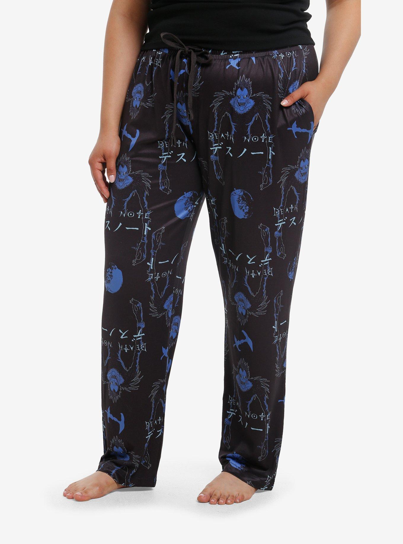 Death Note Ryuk Apple Pajama Pants Plus Size, , hi-res