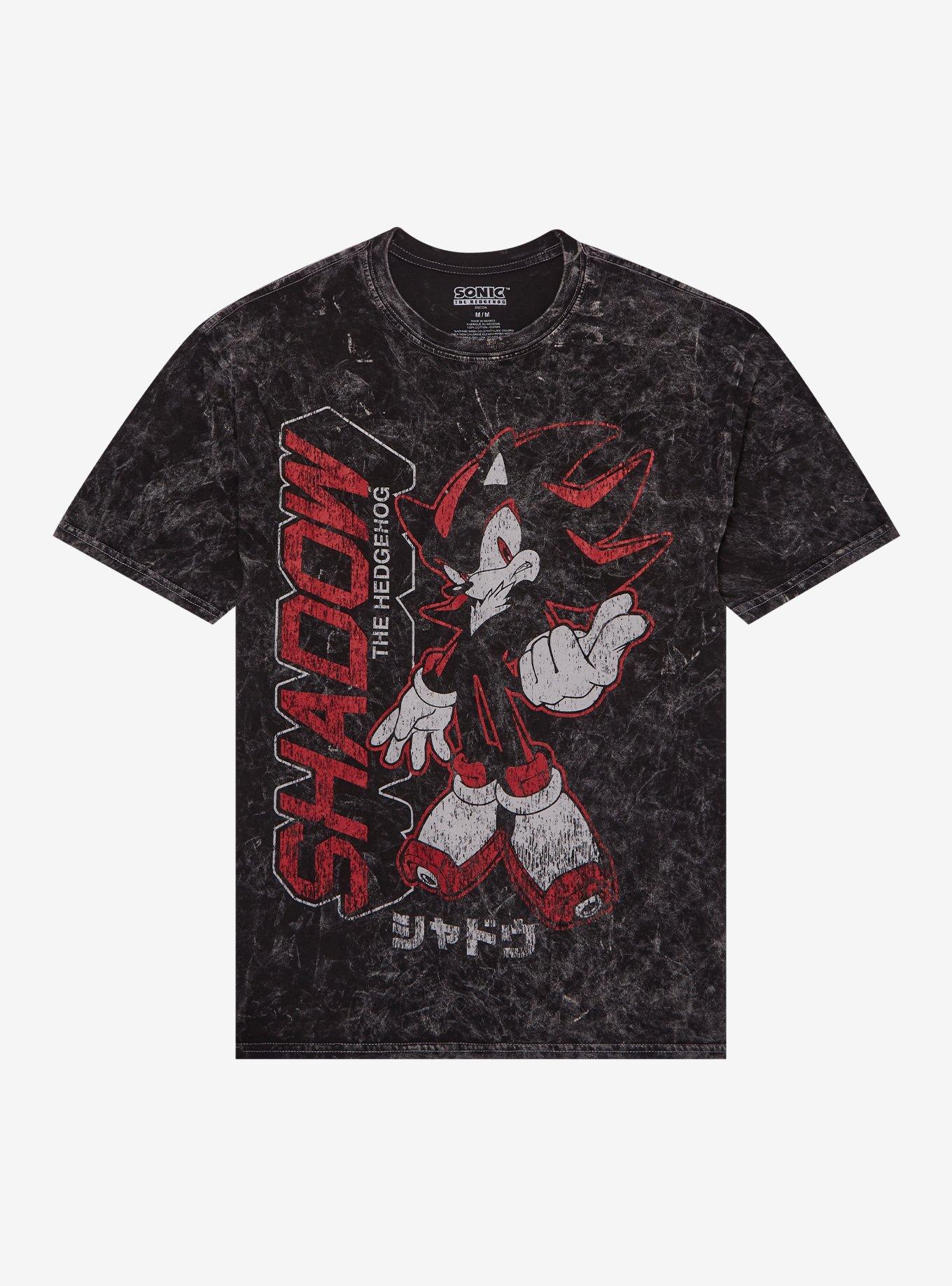 Sonic The Hedgehog Shadow Mineral Wash T-Shirt