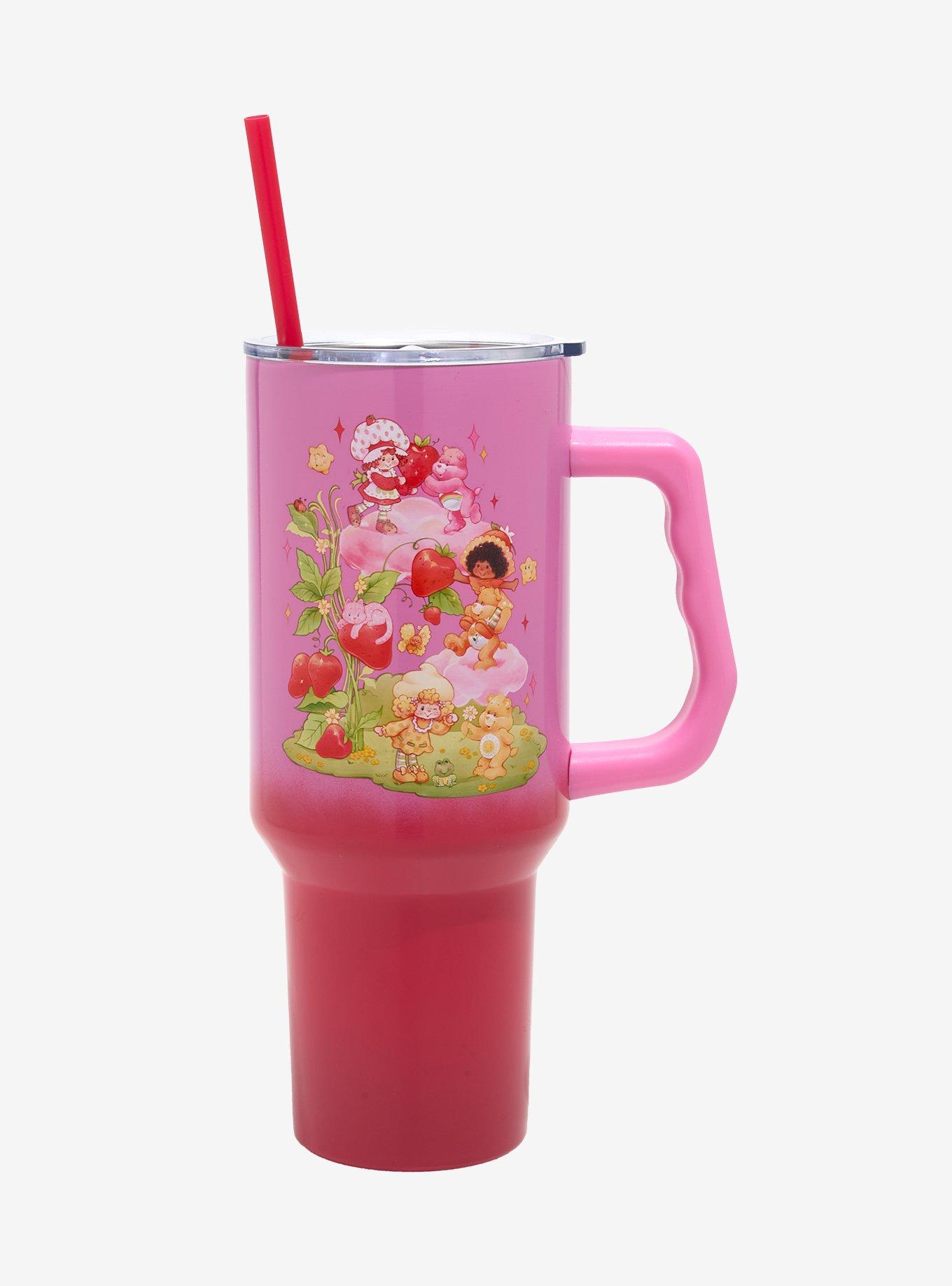 Care Bears x Strawberry Shortcake Ombré Straw Tumbler With Handle, , hi-res