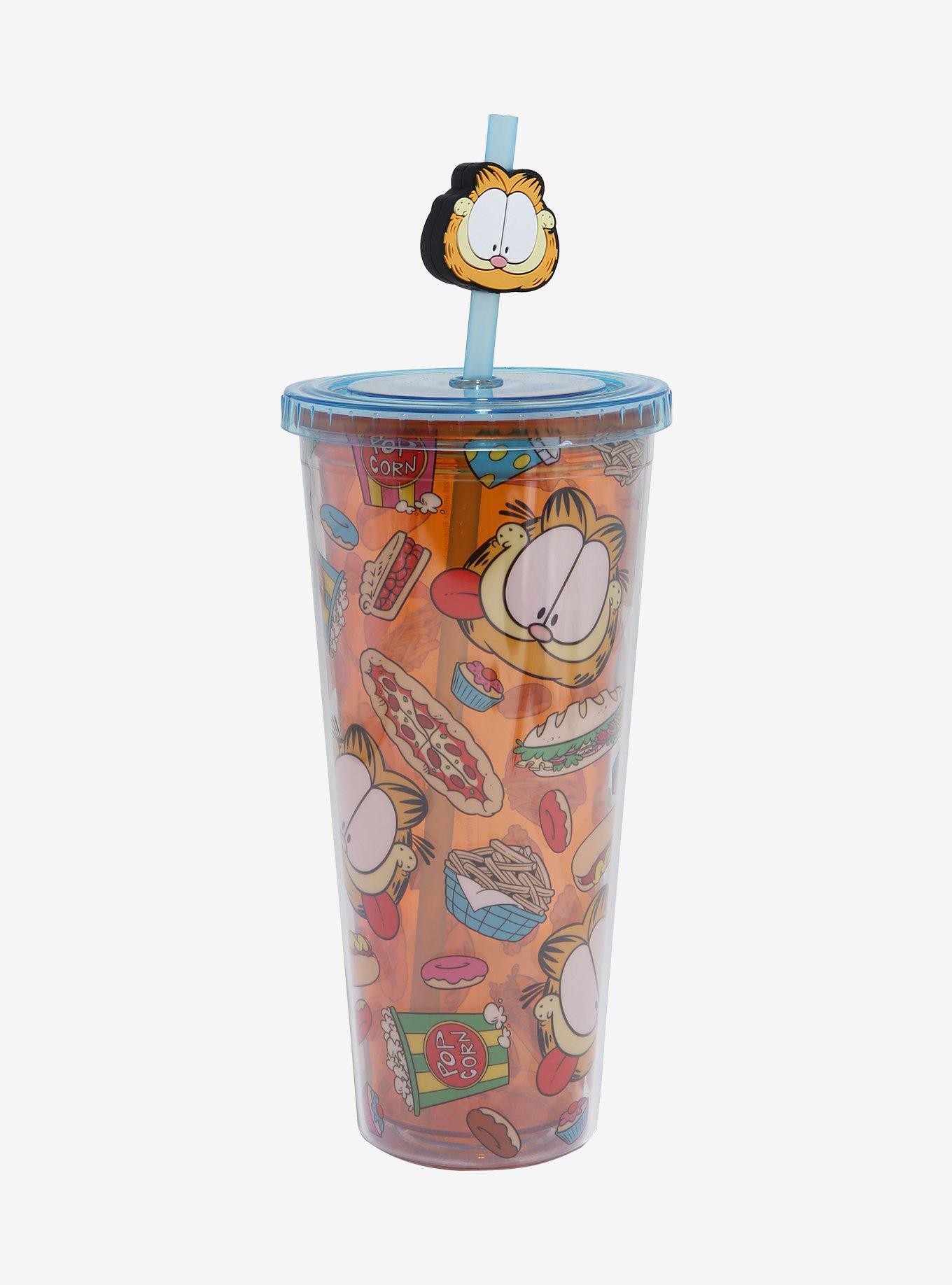 Garfield Snack Time Carnival Cup With Straw Charm, , hi-res