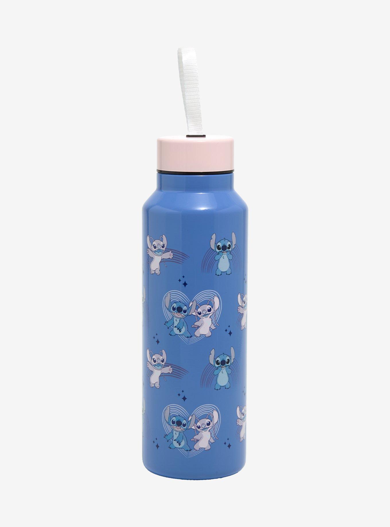 Disney Lilo & Stitch Angel & Stitch Water Bottle, , hi-res