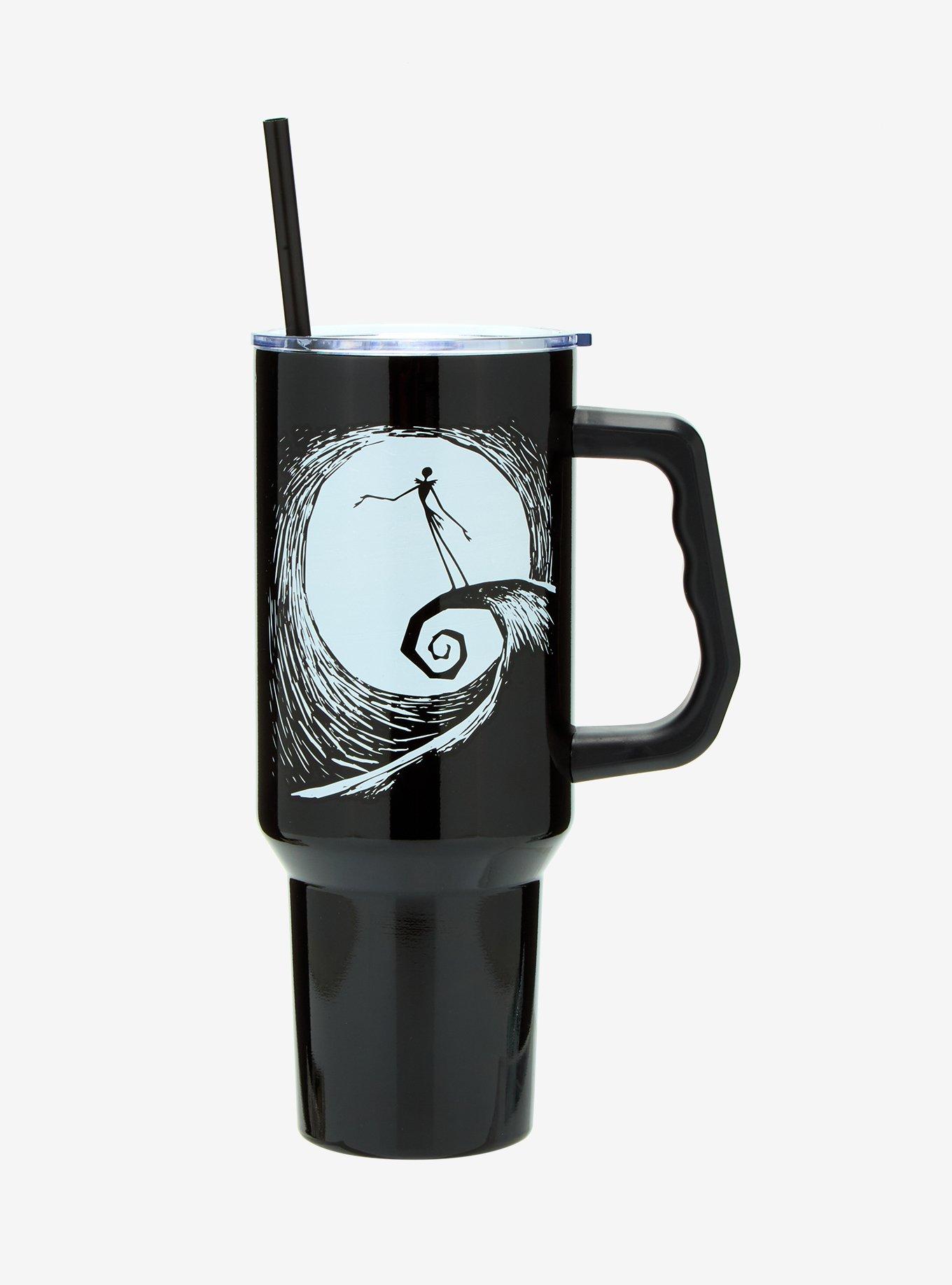 Disney The Nightmare Before Christmas Spiral Hill Straw Tumbler With Handle, , hi-res