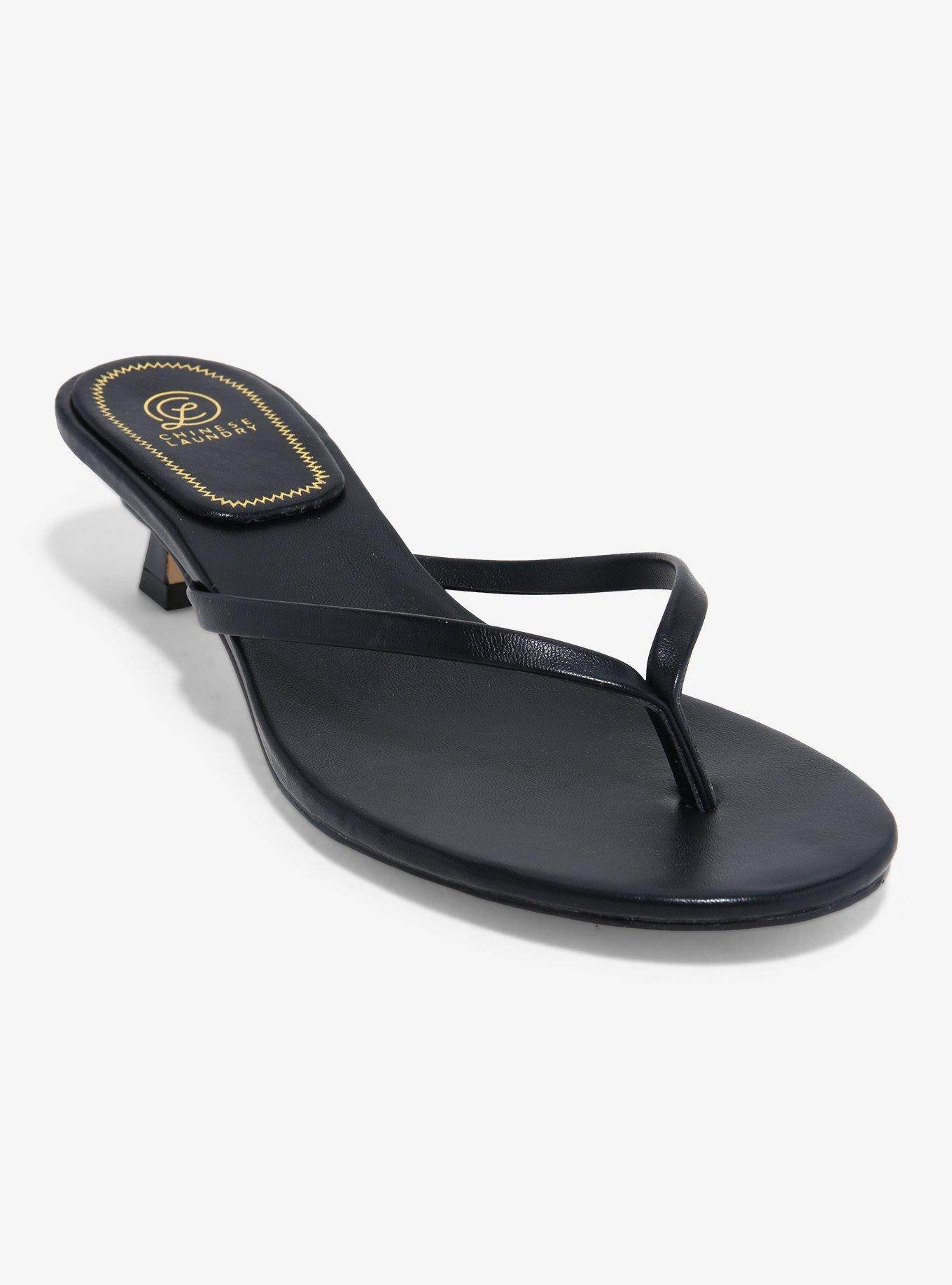 Chinese Laundry Black Brissa Sandal Heels, , hi-res