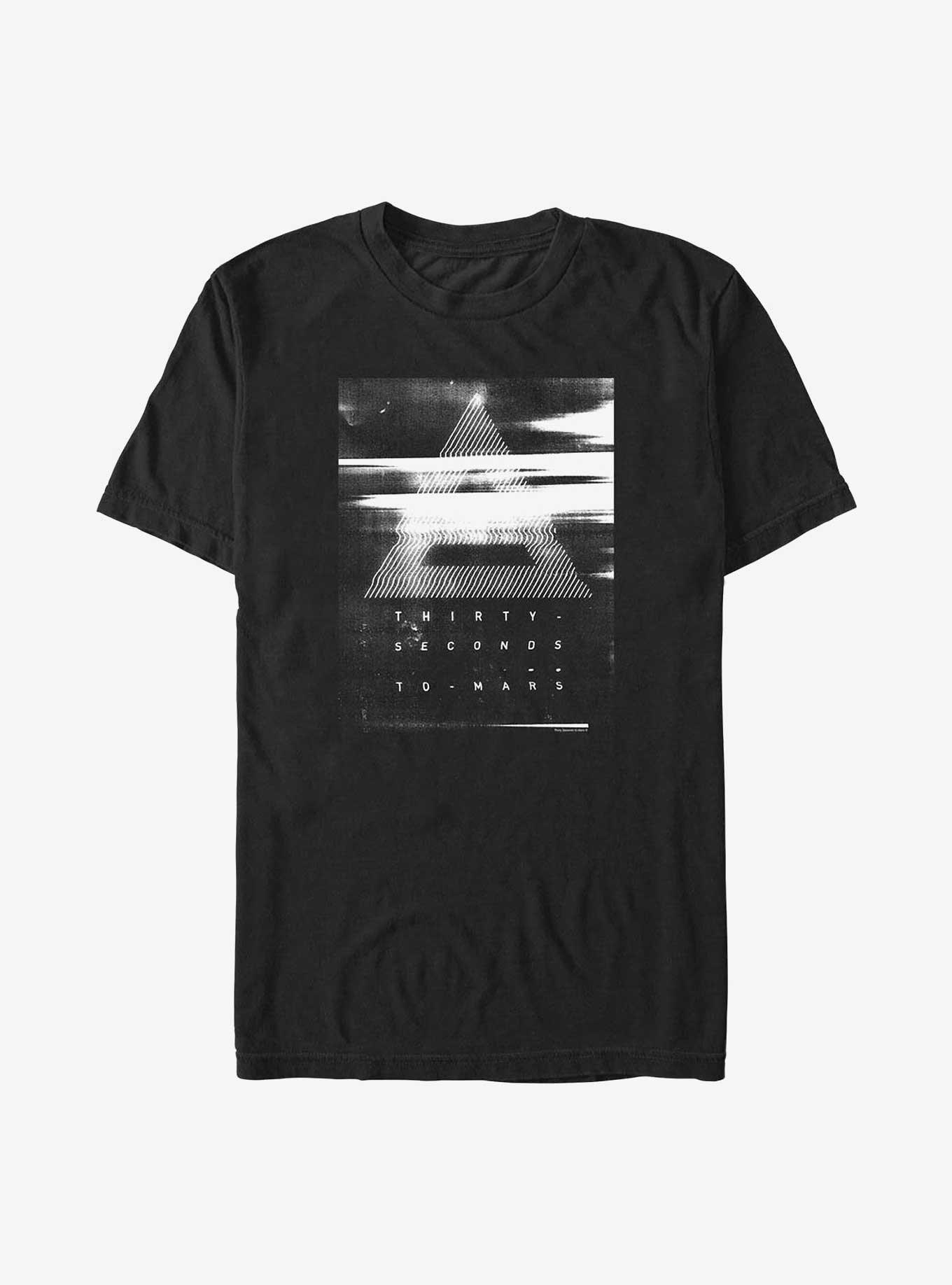 Thirty Seconds to Mars Triad Smear Logo  Big & Tall T-Shirt, , hi-res