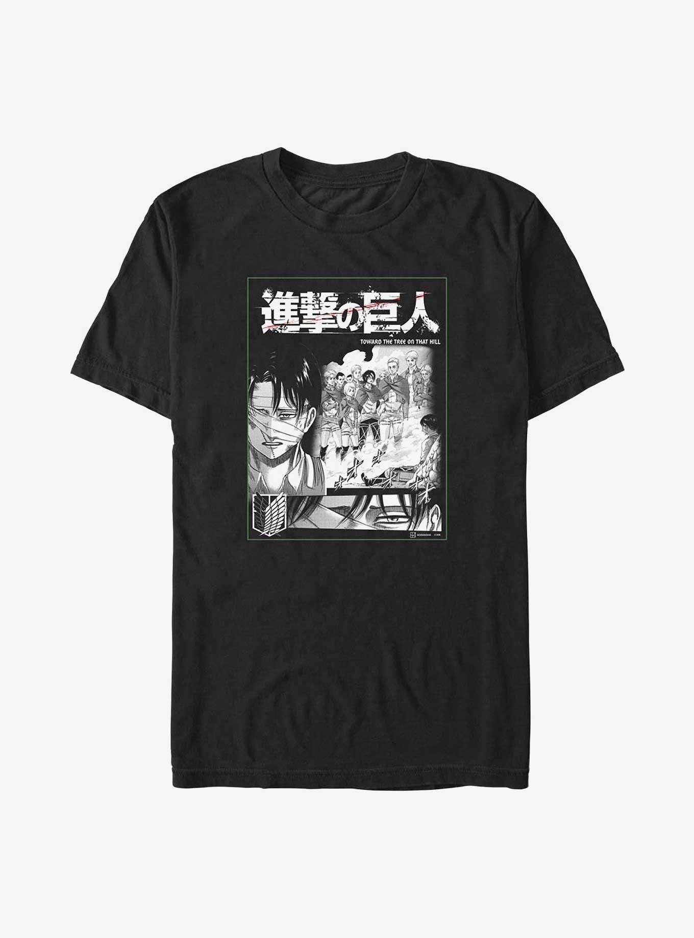 Attack on Titan Levi On The Hill Big & Tall T-Shirt, , hi-res
