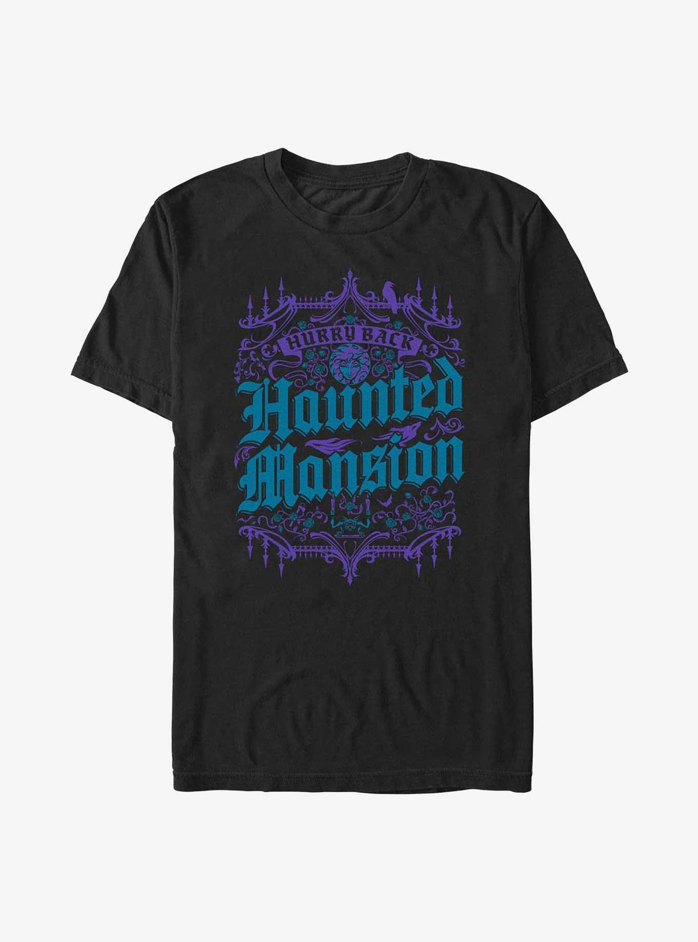 Disney The Haunted Mansion Meet At Mansion Big & Tall T-Shirt, BLACK, hi-res