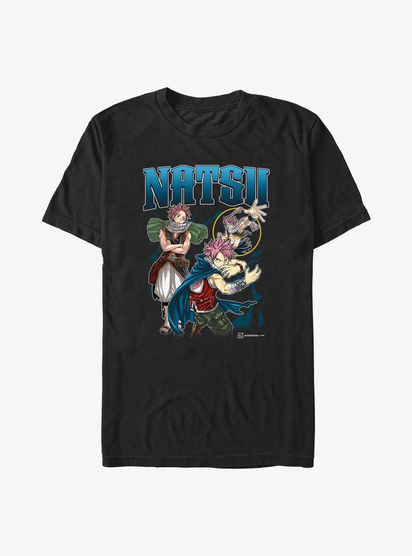 Fairy Tail Natsu Multi Pose Big & Tall T-Shirt