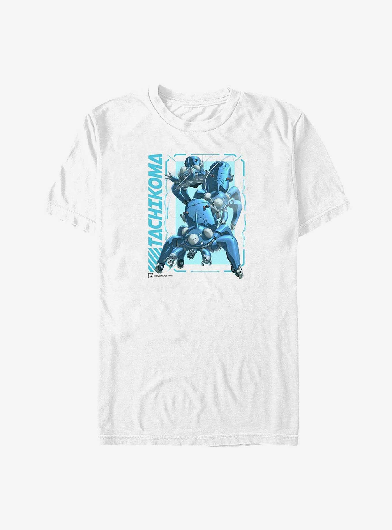 Ghost in the Shell Tachikoma Big & Tall T-Shirt, WHITE, hi-res