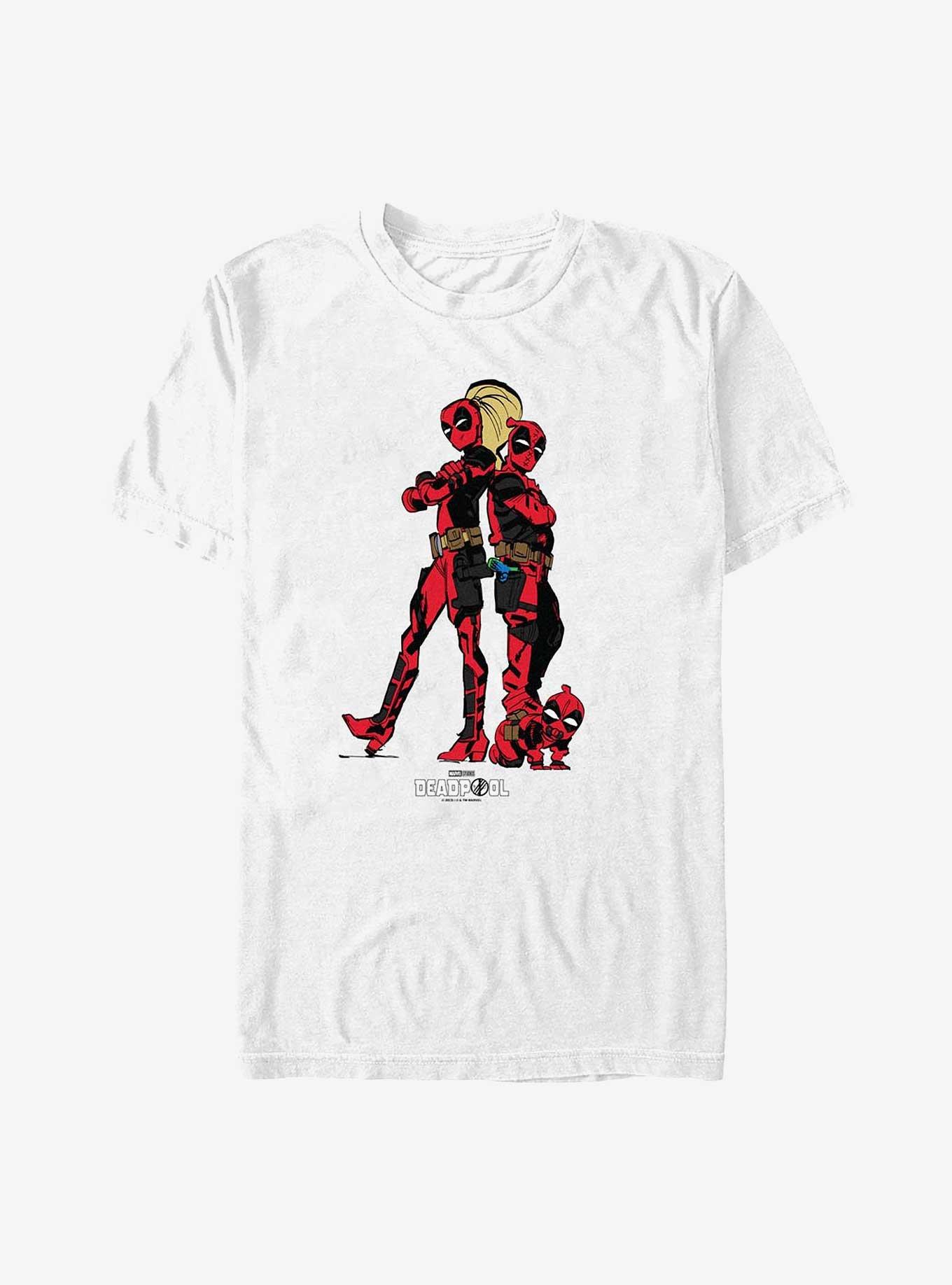 Marvel Deadpool & Wolverine Ladypool Family Big & Tall T-Shirt, WHITE, hi-res