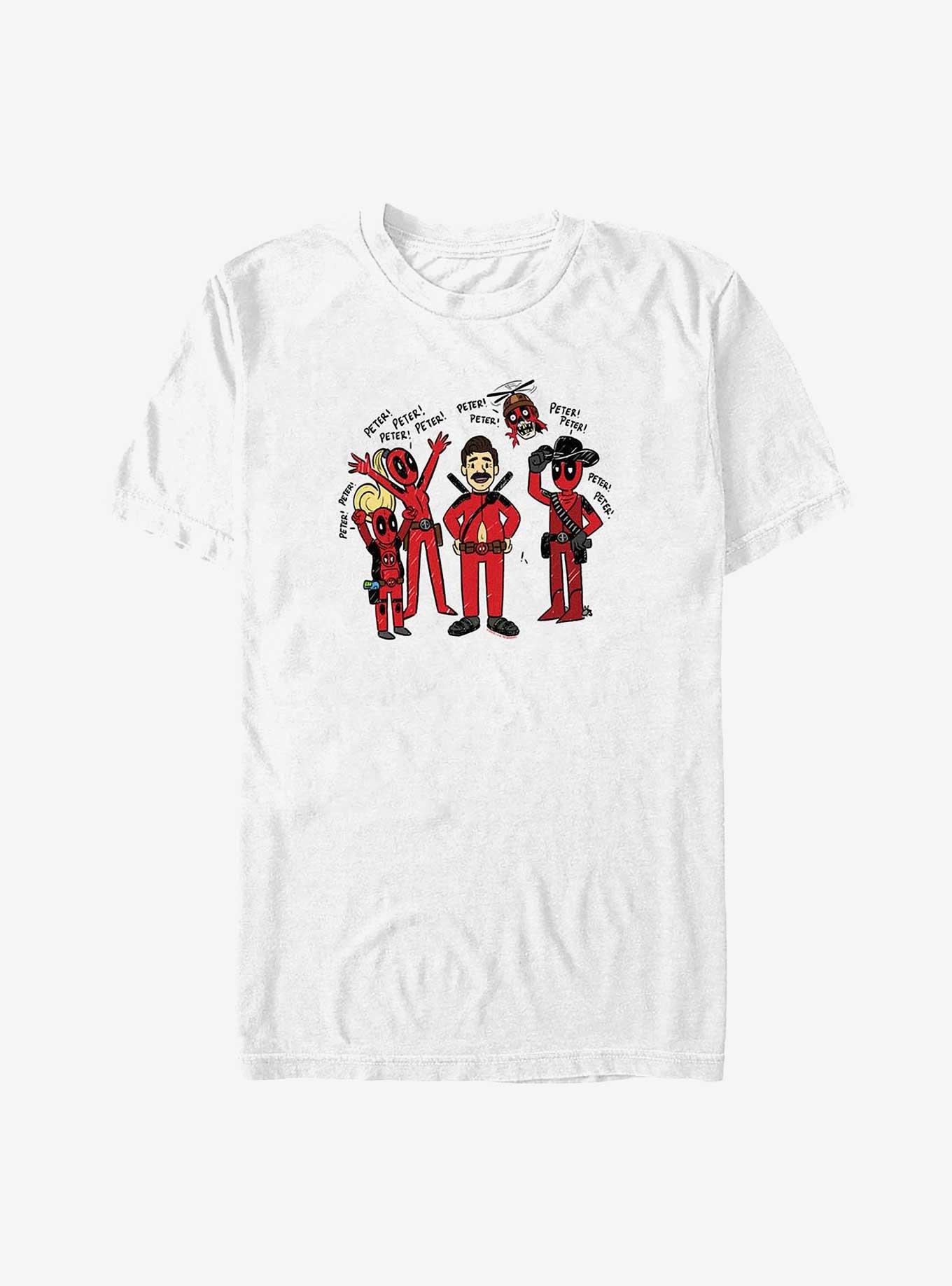 Marvel Deadpool & Wolverine We Love Peter Big & Tall T-Shirt, , hi-res
