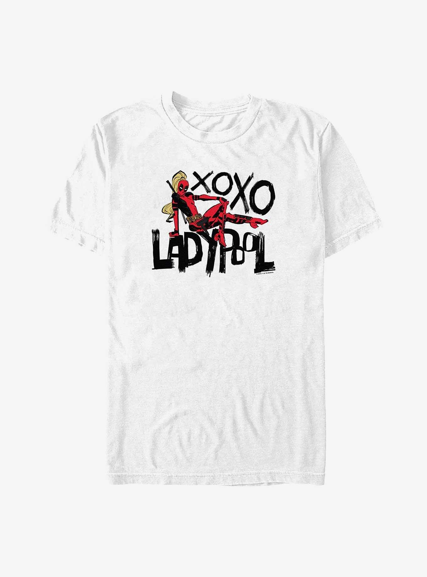 Marvel Deadpool & Wolverine Ladypool Xoxo Big & Tall T-Shirt, , hi-res