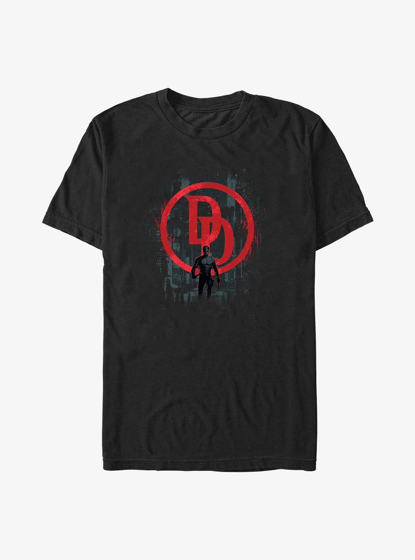Marvel Daredevil: Born Again Hells Kitchen Big & Tall T-Shirt, BLACK, hi-res