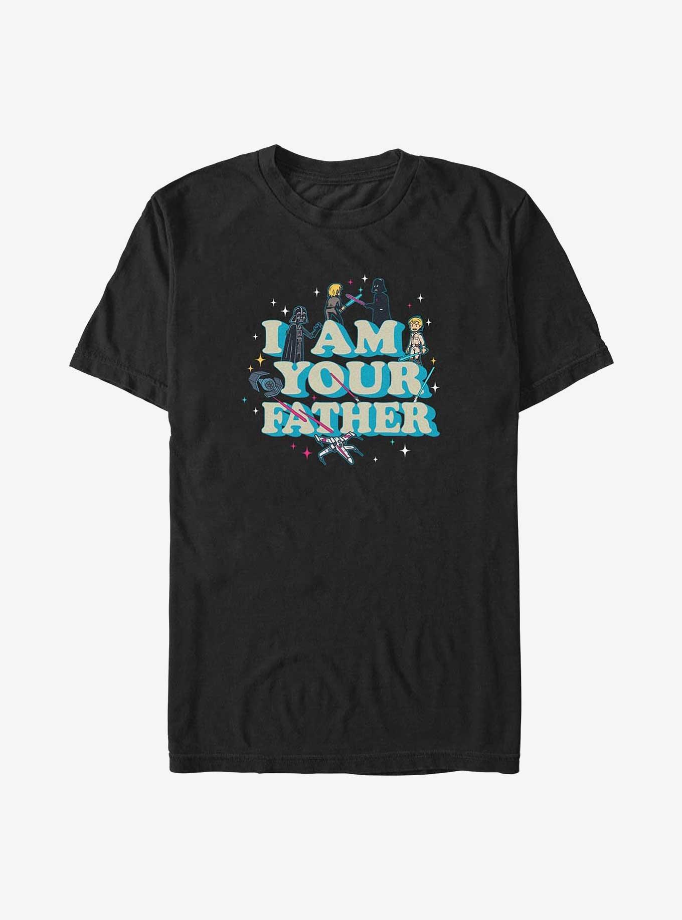 Star Wars I Am Your Father Big & Tall T-Shirt, BLACK, hi-res