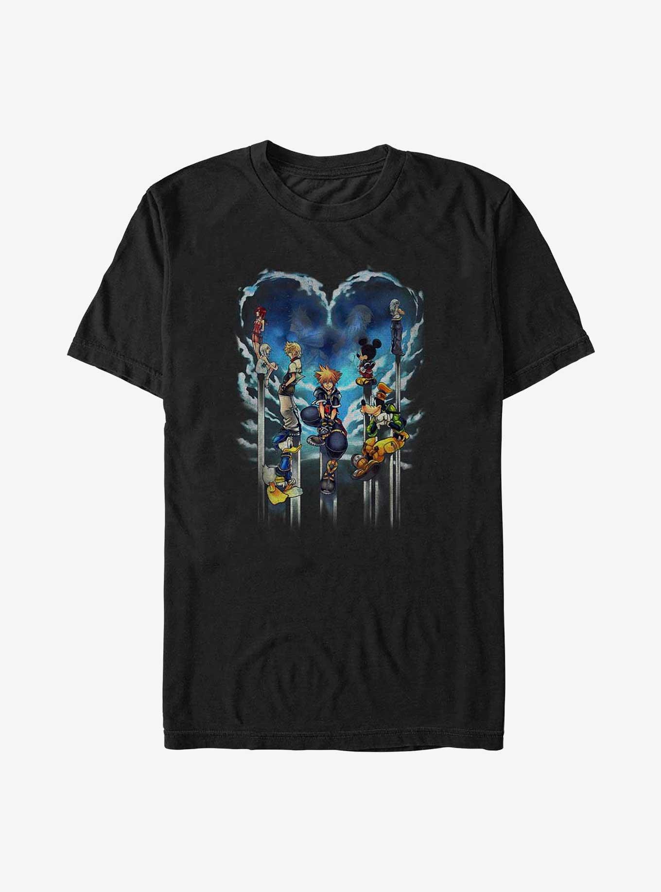 Disney Kingdom Hearts Clouded Horizon Big & Tall T-Shirt, , hi-res