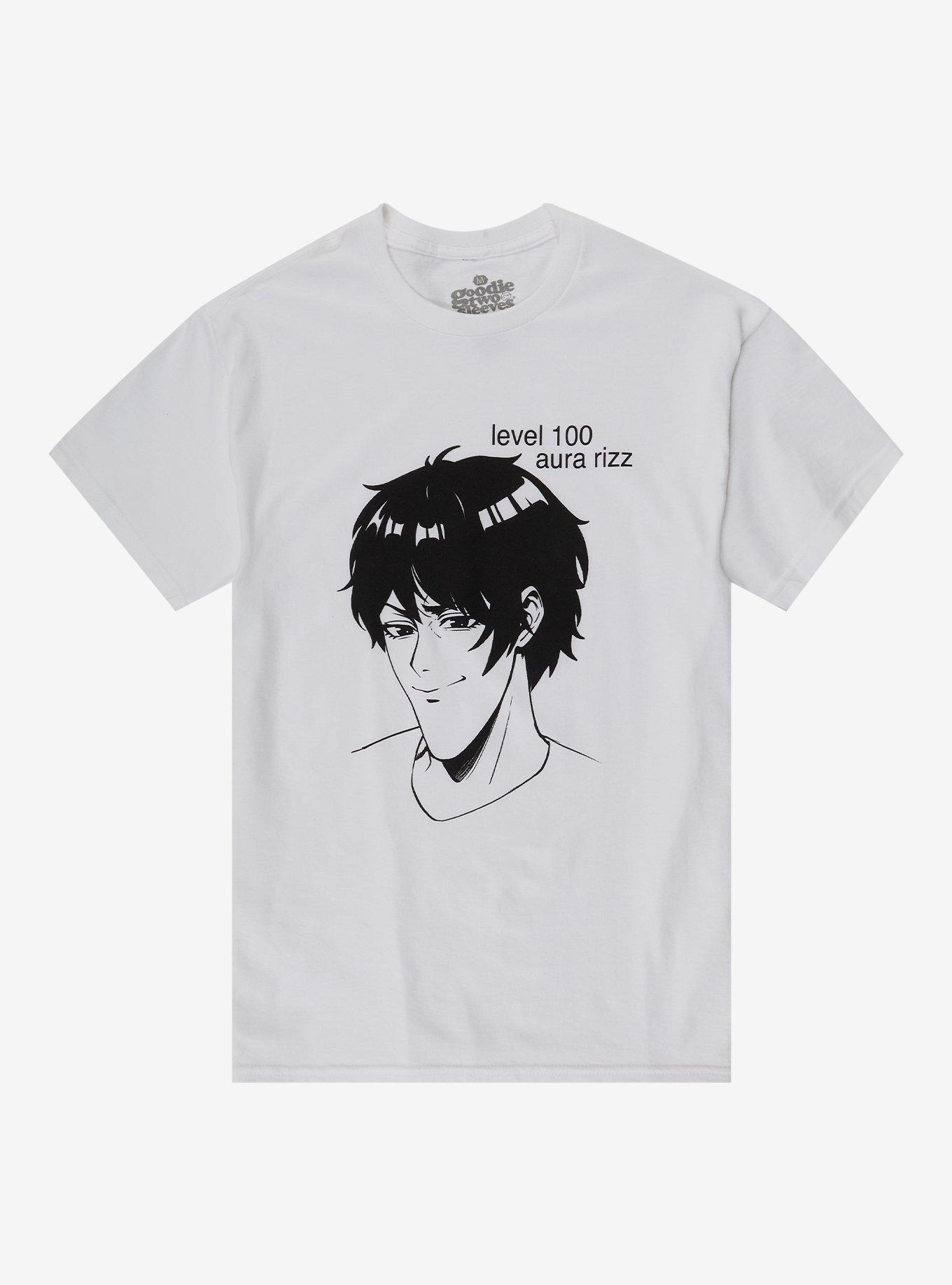 Level 100 Aura Rizz T-Shirt By Goodie Two Sleeves, , hi-res