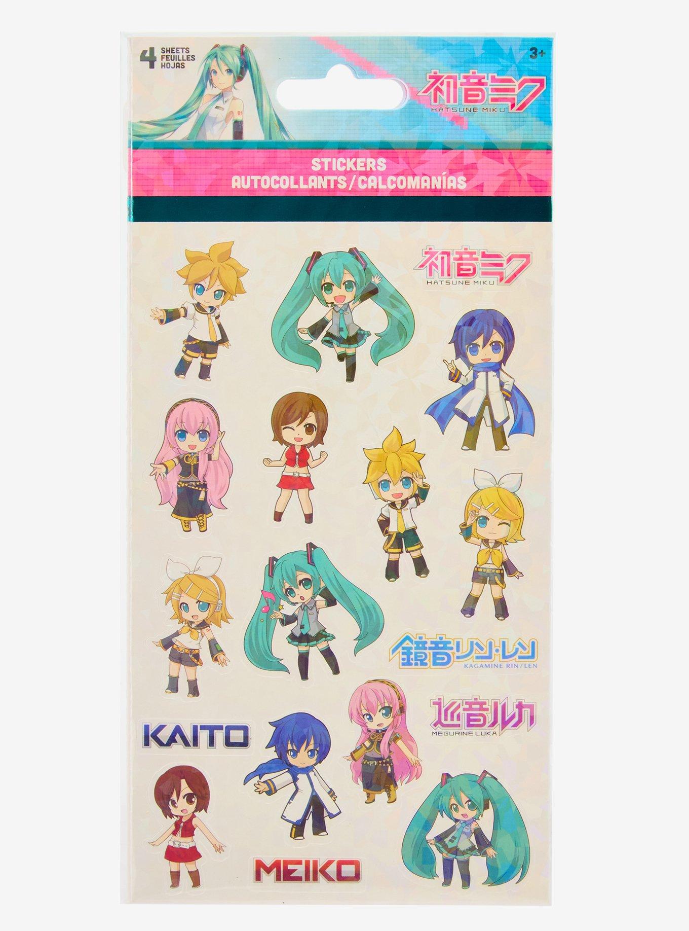 Hatsune Miku & Friends Sticker Sheet | Hot Topic