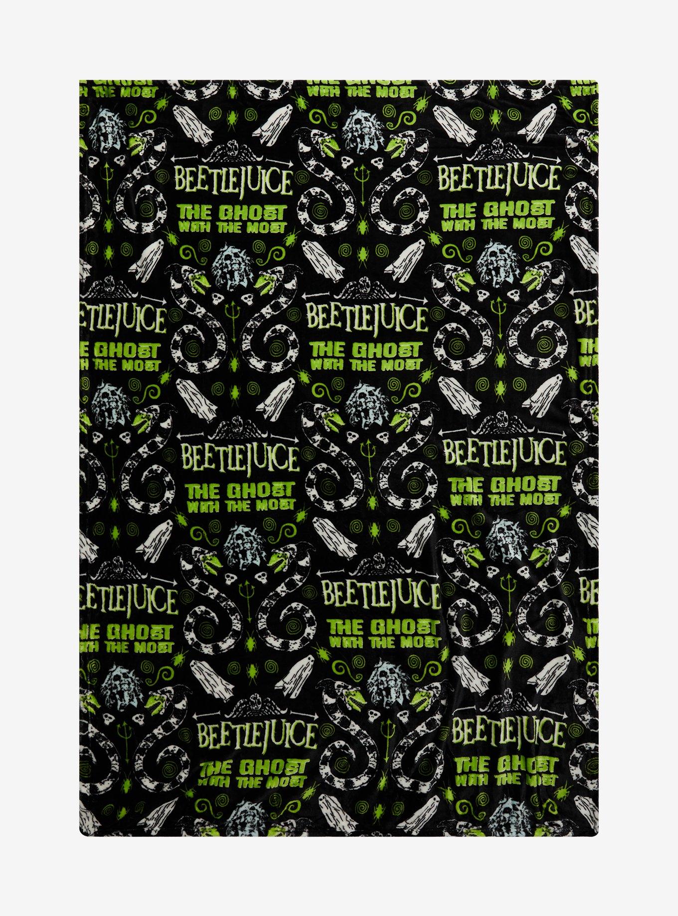Beetlejuice Ghost With The Most Throw Blanket, , hi-res