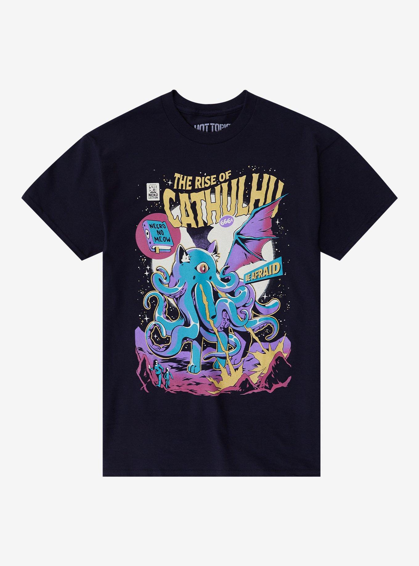 Rise Of Cathulhu Comic Book T-Shirt By Ilustrata, , hi-res