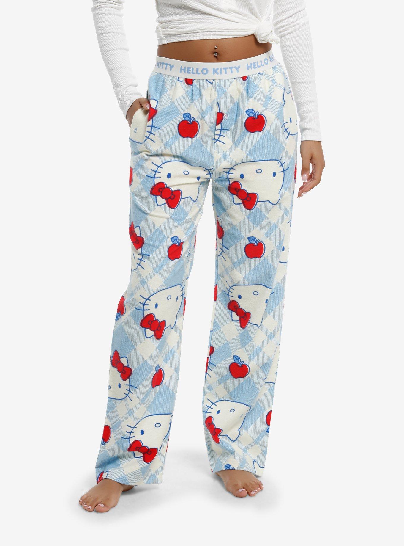 Hello Kitty Apples Plaid Pajama Pants, , hi-res