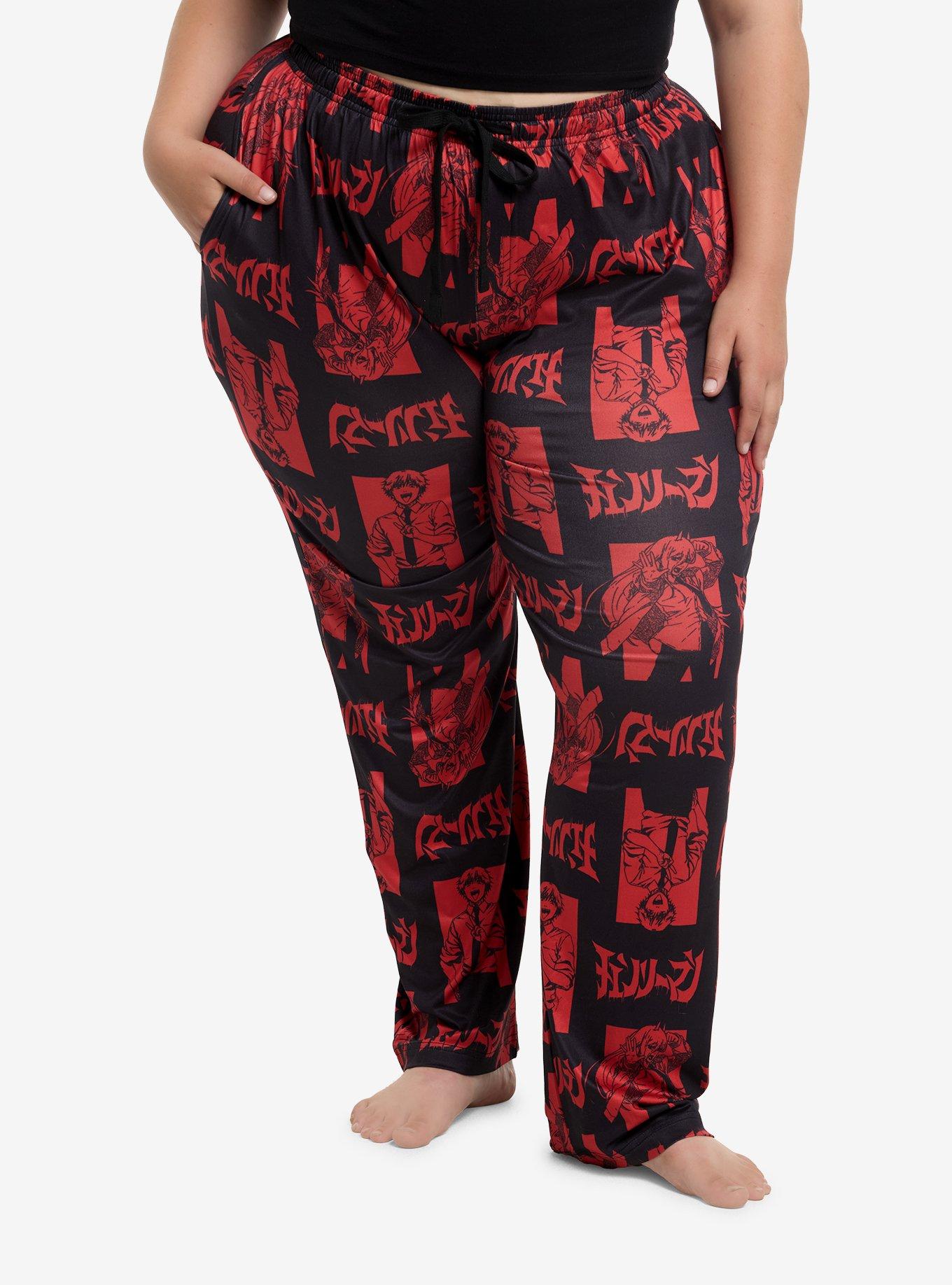Chainsaw Man Denji & Power Portrait Pajama Pants Plus Size, , hi-res