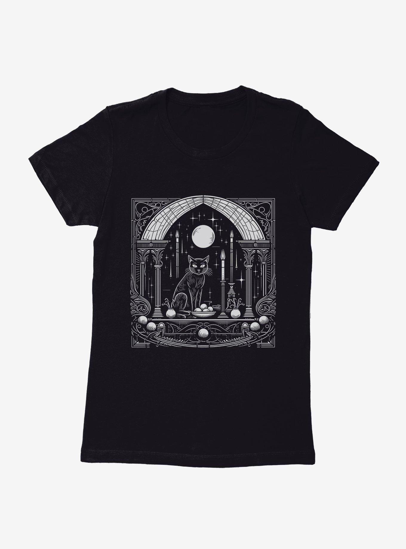 Black Cat Ritual Womens T-Shirt, , hi-res