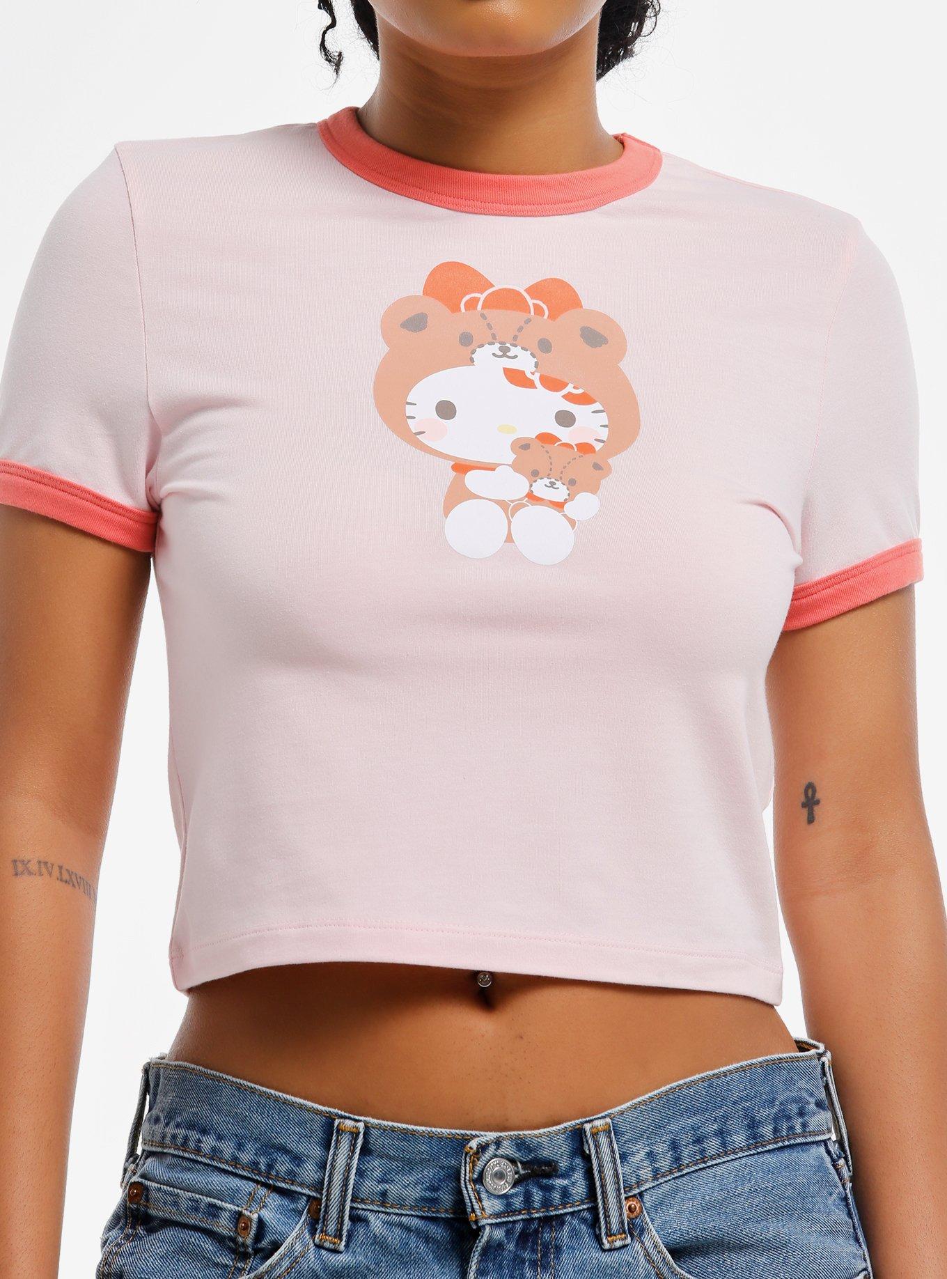 Hello Kitty Tiny Chum Costume Girls Ringer Baby T-Shirt, , hi-res