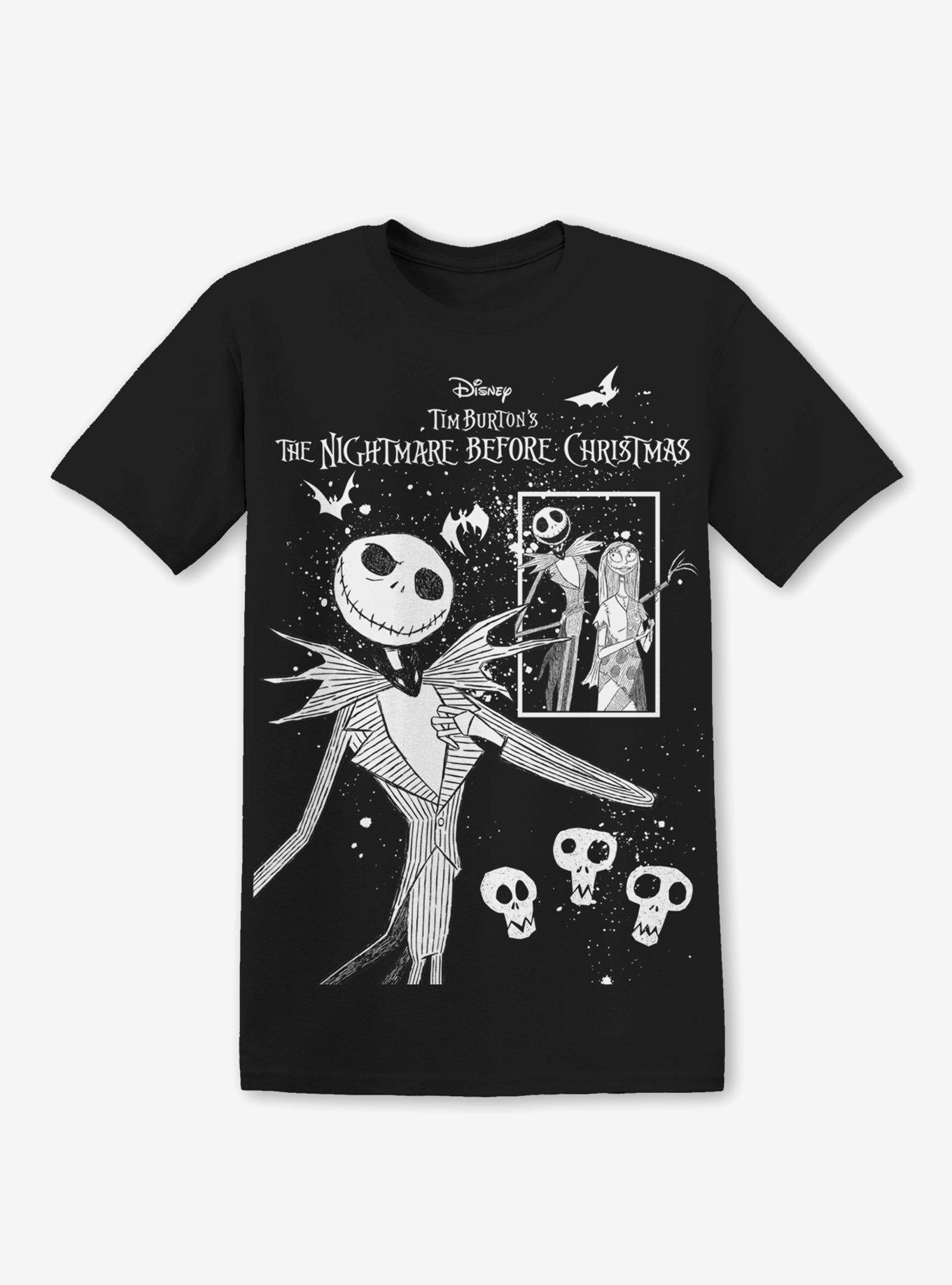 The Nightmare Before Christmas Jack & Sally Girls T-Shirt, , hi-res