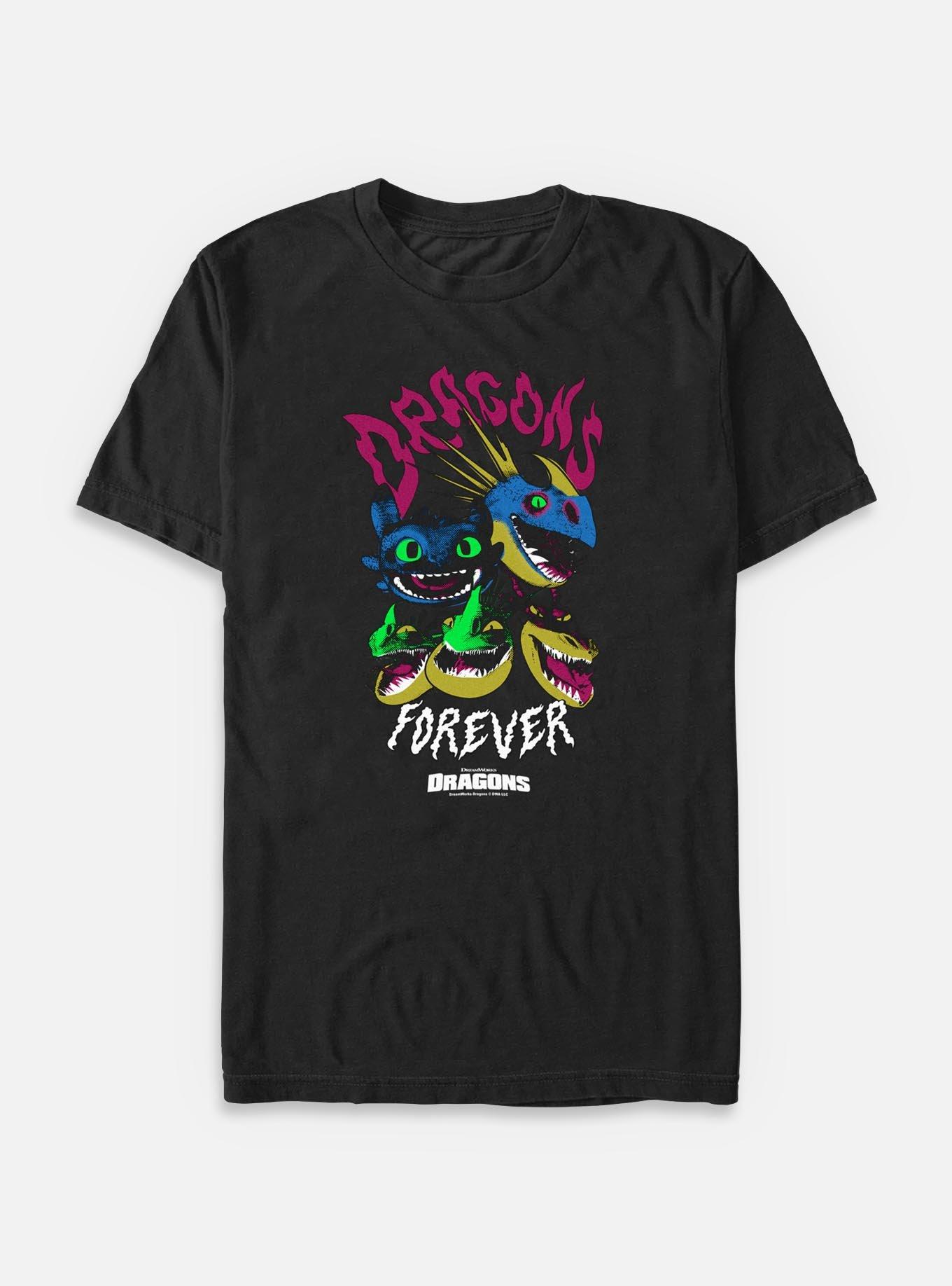How To Train Your Dragon Dragons Forever Big & Tall T-Shirt