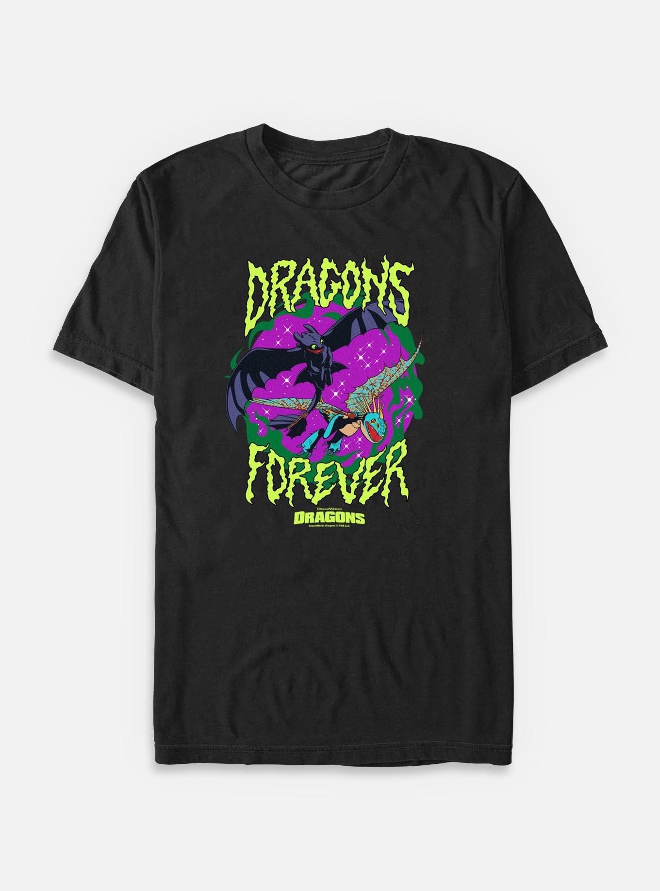 How To Train Your Dragon Dragons Flying Big & Tall T-Shirt
