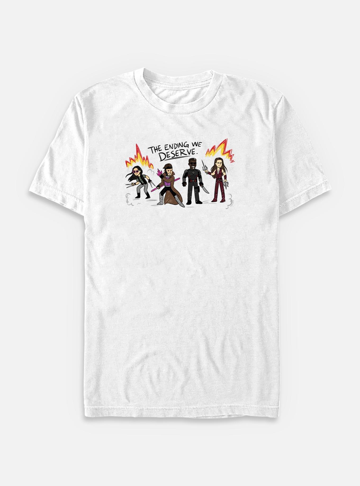 Marvel Deadpool & Wolverine The Ending We Deserve Big & Tall T-Shirt, , hi-res