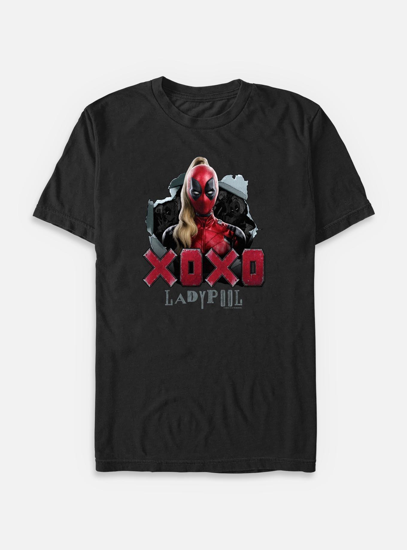 Marvel Deadpool & Wolverine Xoxo Ladypool Big & Tall T-Shirt, , hi-res