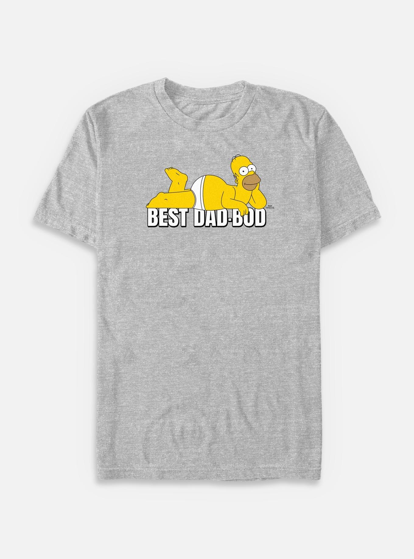 The Simpsons Homer Best Dad Bod Big & Tall T-Shirt, , hi-res