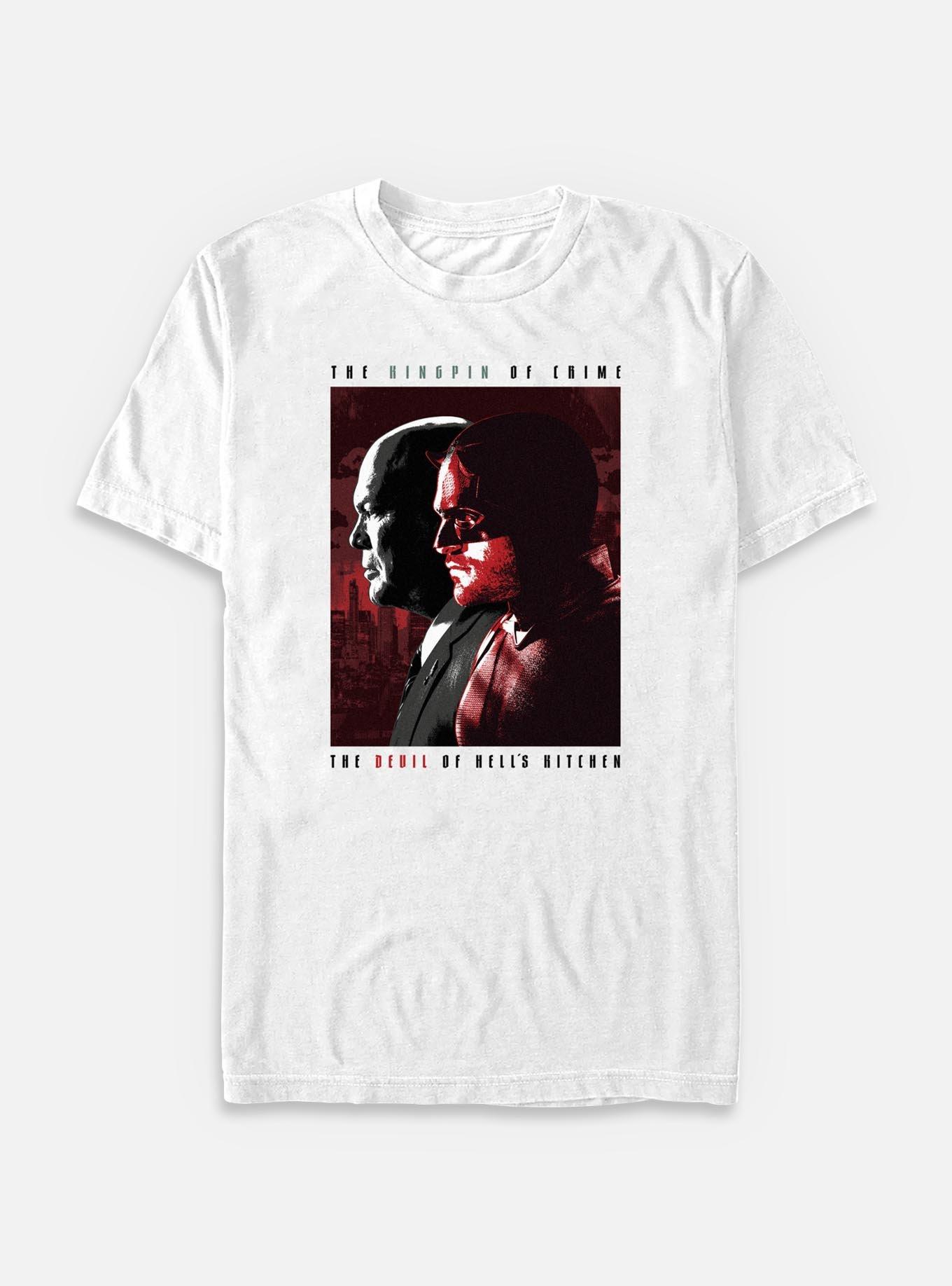 Marvel Daredevil: Born Again The Devil And The Kingpin Big & Tall T-Shirt, , hi-res