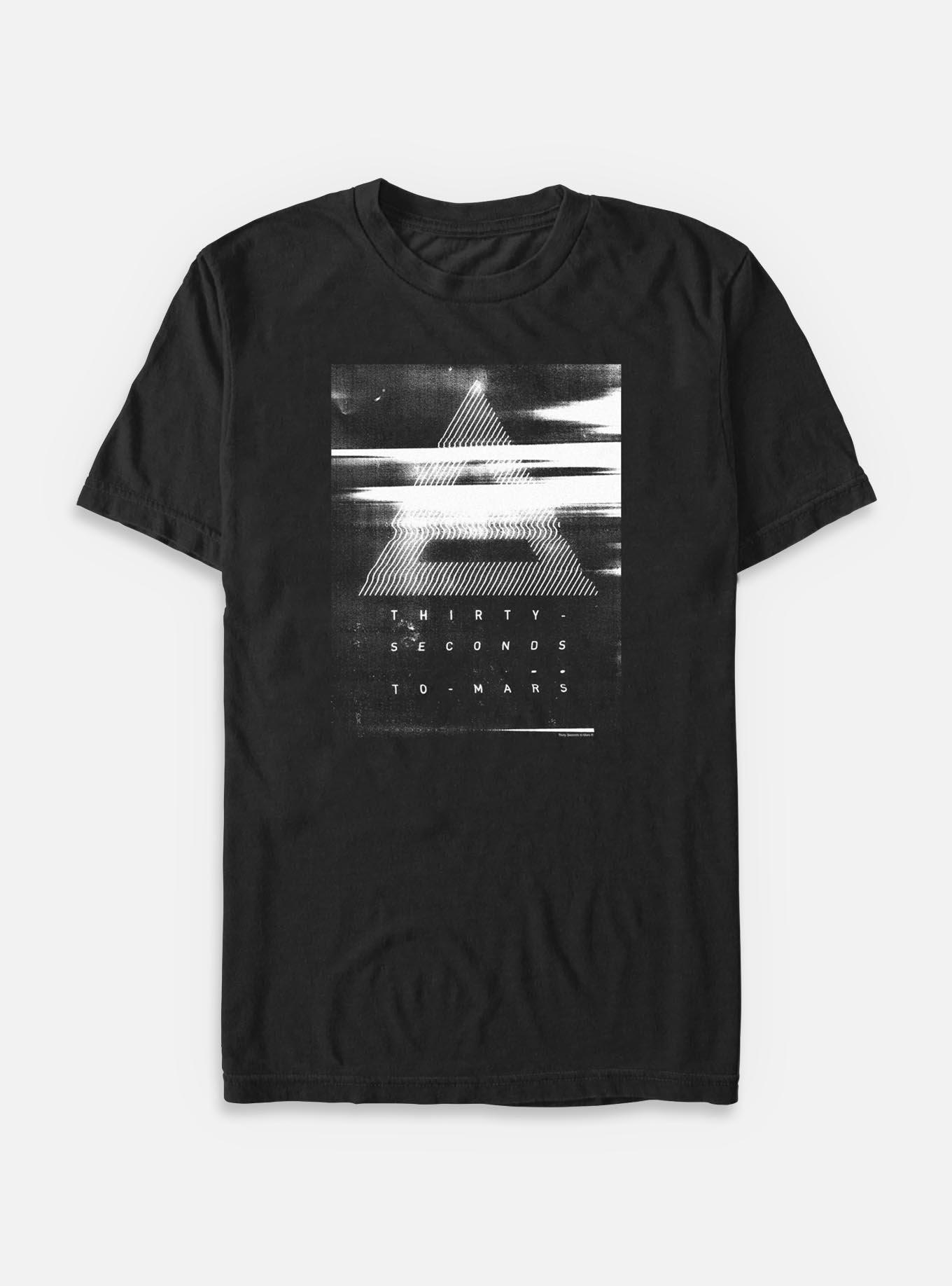 Thirty Seconds to Mars Triad Smear Logo  Big & Tall T-Shirt, , hi-res