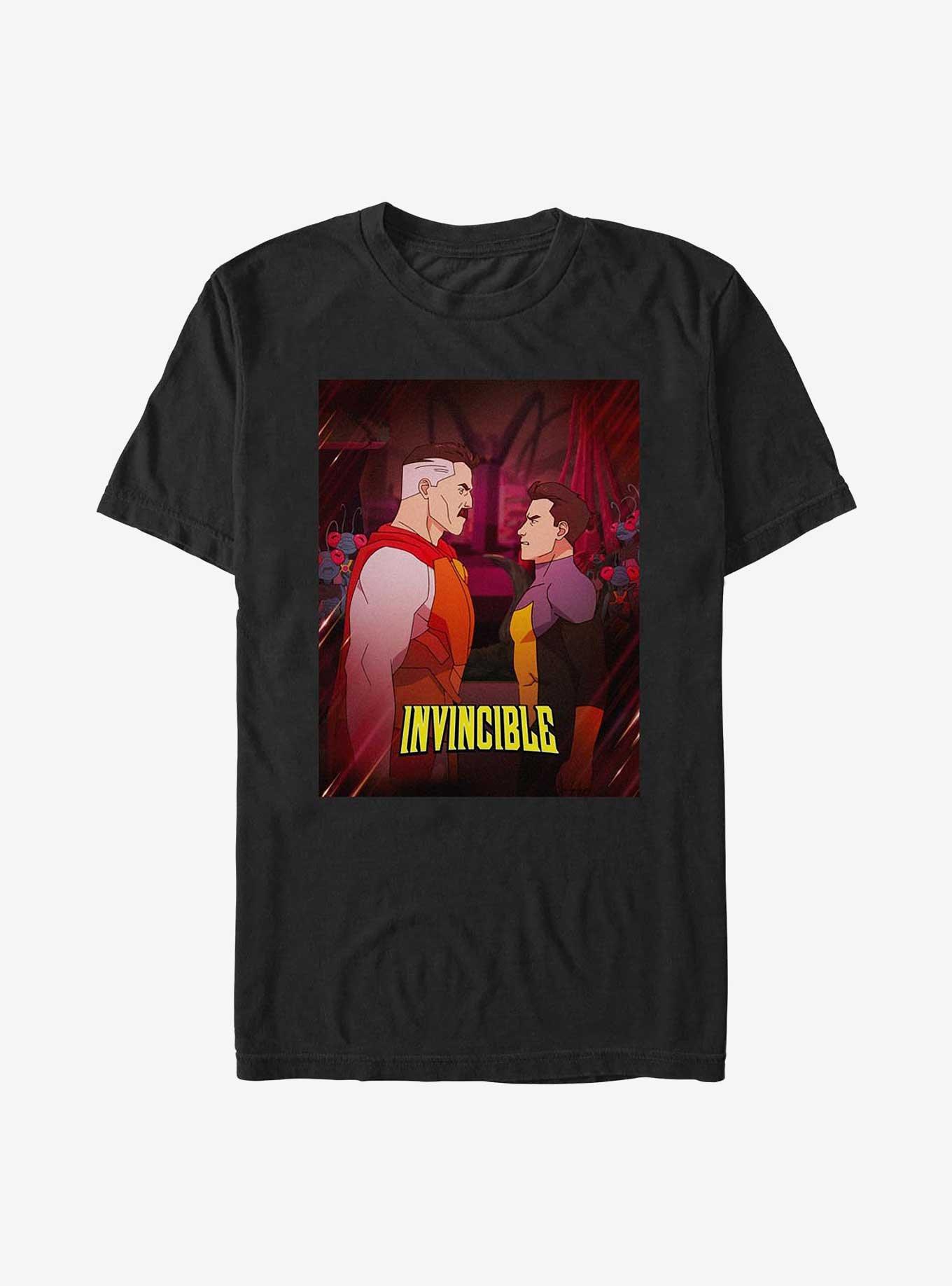 Invincible Face-To-Face With Omni-Man T-Shirt, BLACK, hi-res