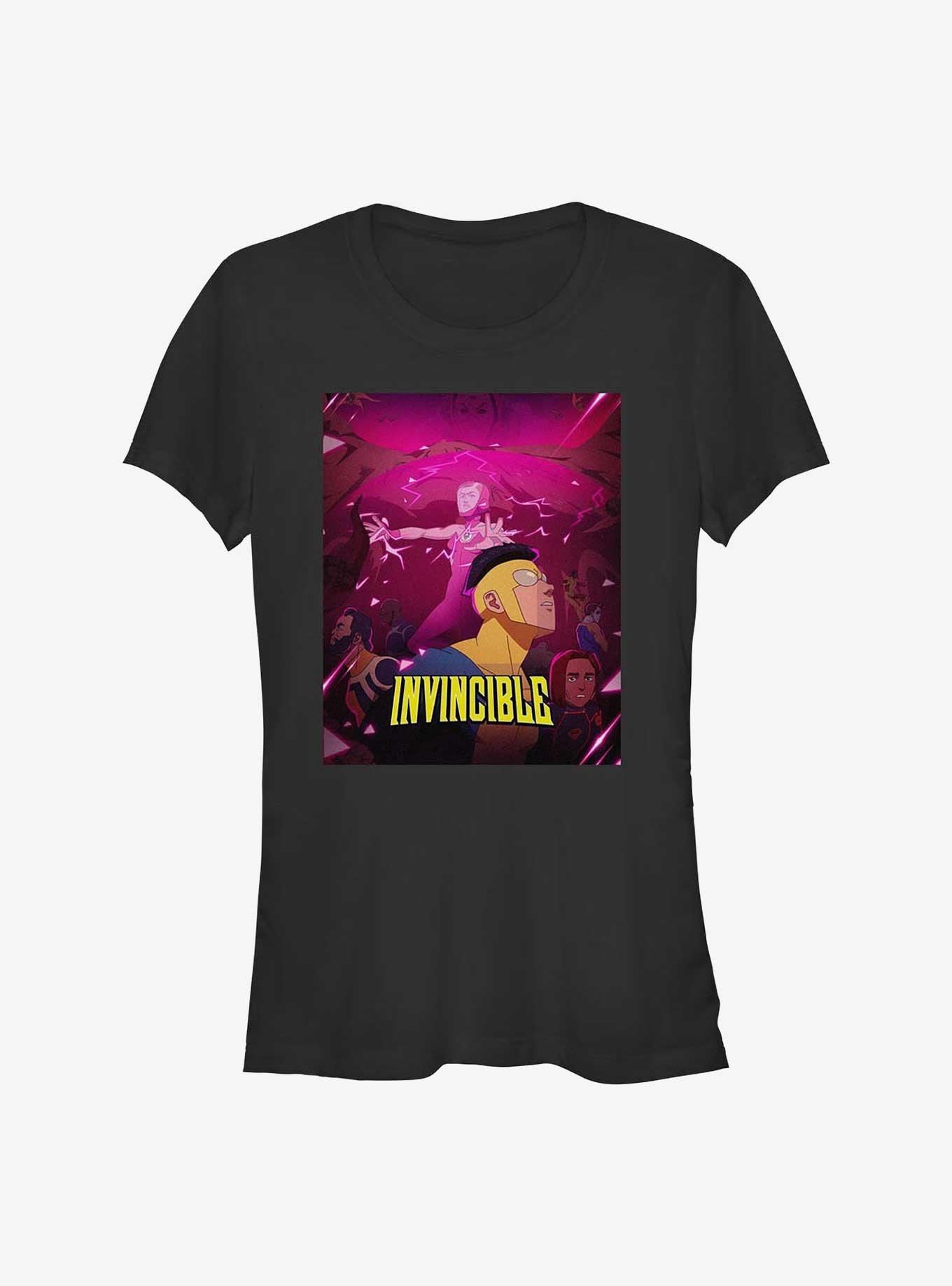 Invincible Poster Atom Eve Girls T-Shirt, BLACK, hi-res
