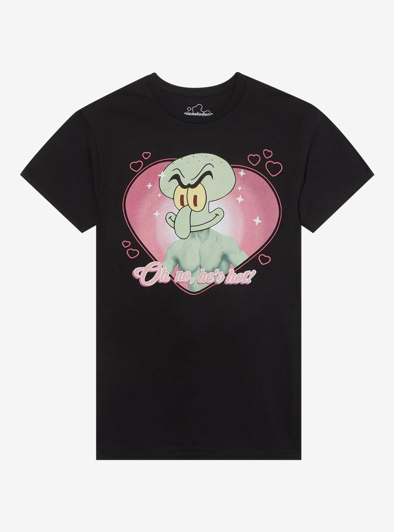 SpongeBob SquarePants Squilliam Heart Quote Girls T-Shirt, , hi-res