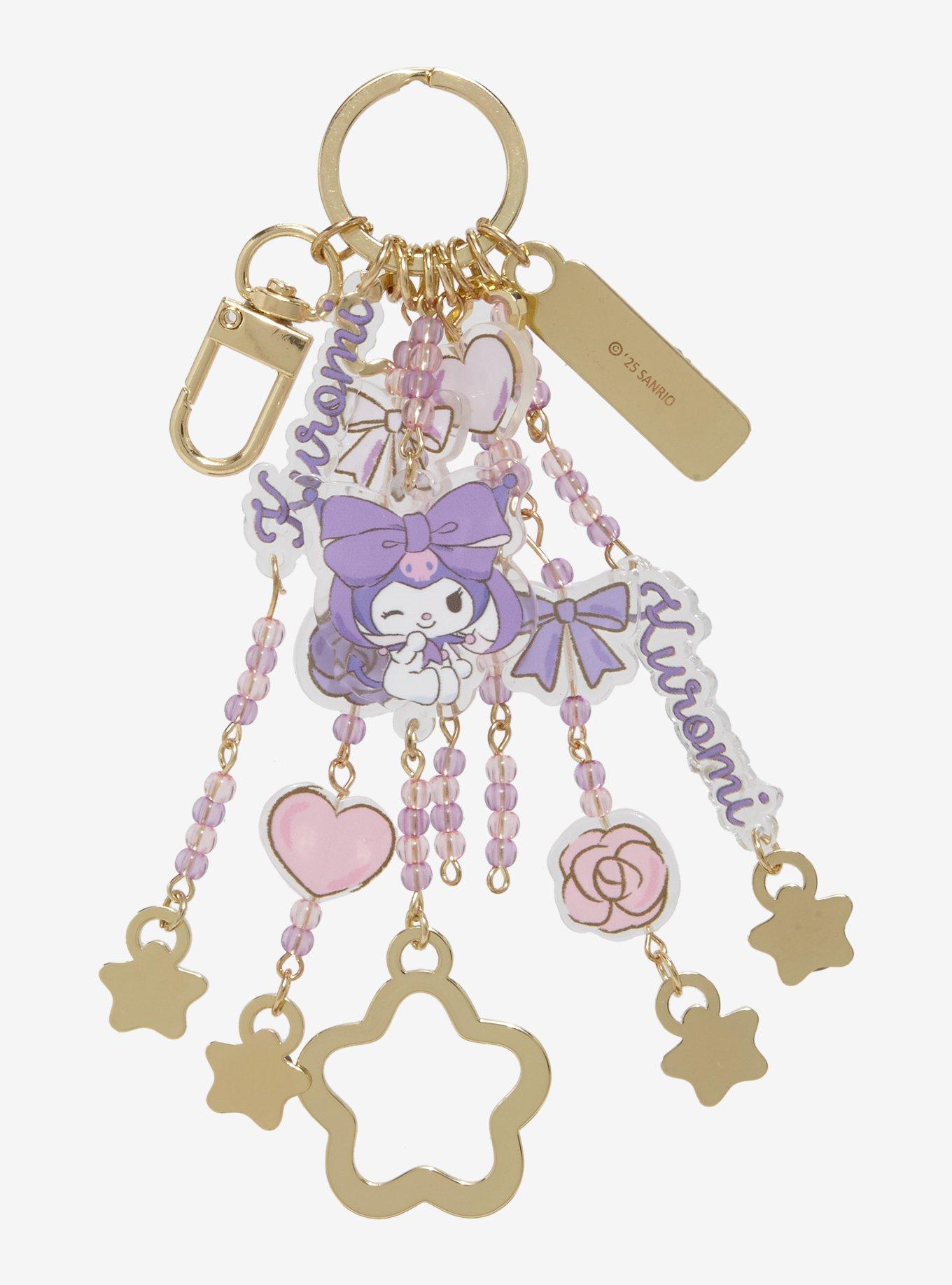 Sanrio Kuromi Icons Multi-Charm Keychain &mdash;&nbsp;BoxLunch Exclusive, , hi-res
