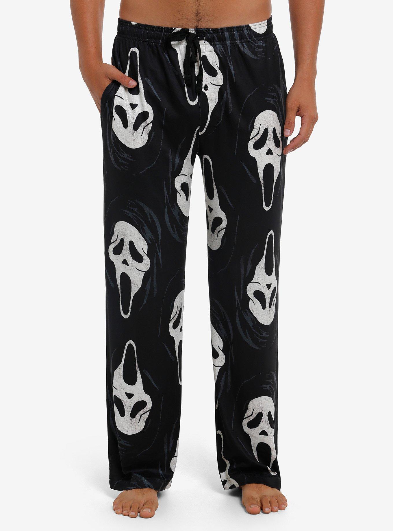 Ghost Face Pajama Pants, , hi-res
