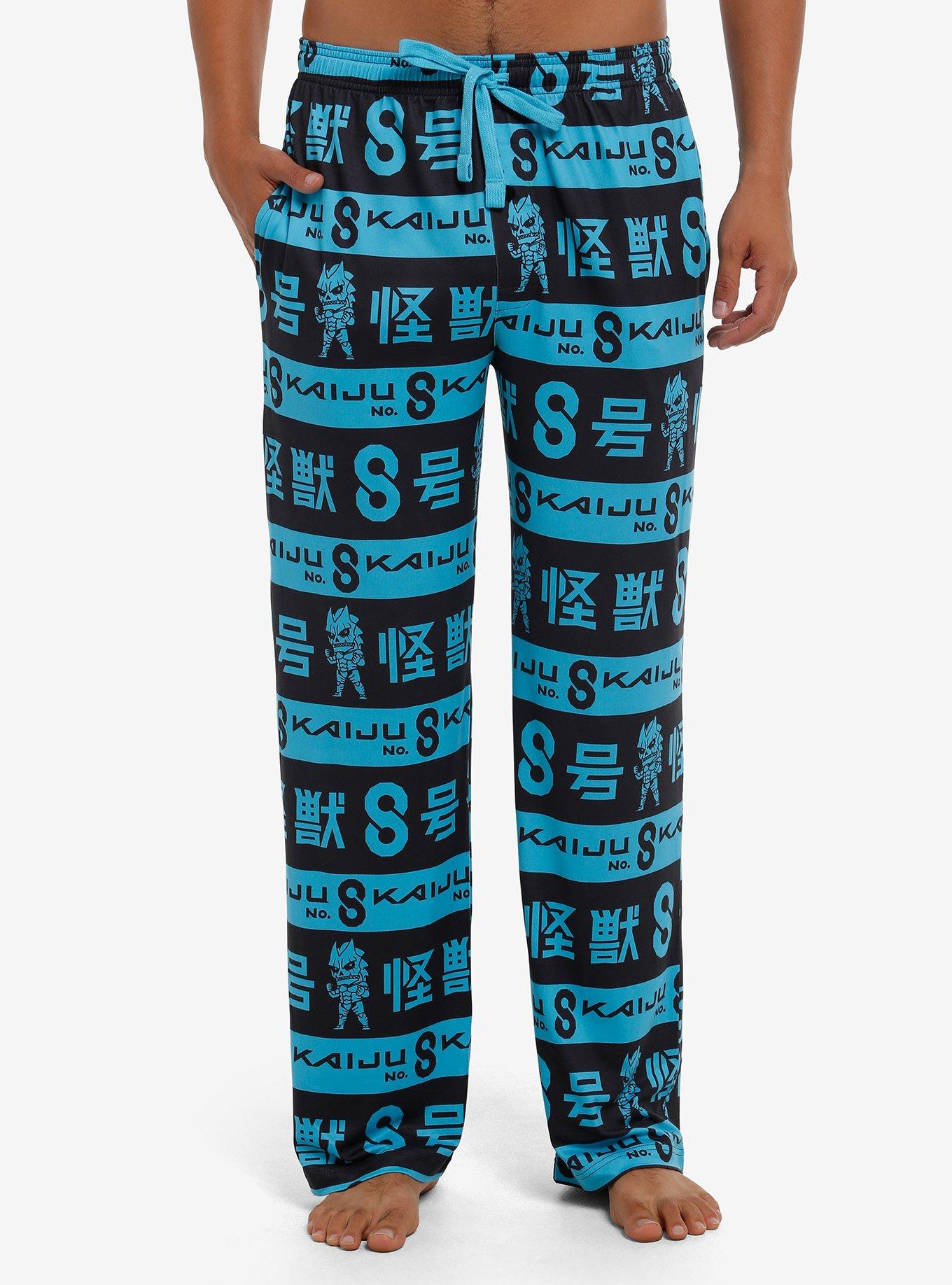 Kaiju No. 8 Chibi Kaiju Stripe Pajama Pants | Hot Topic