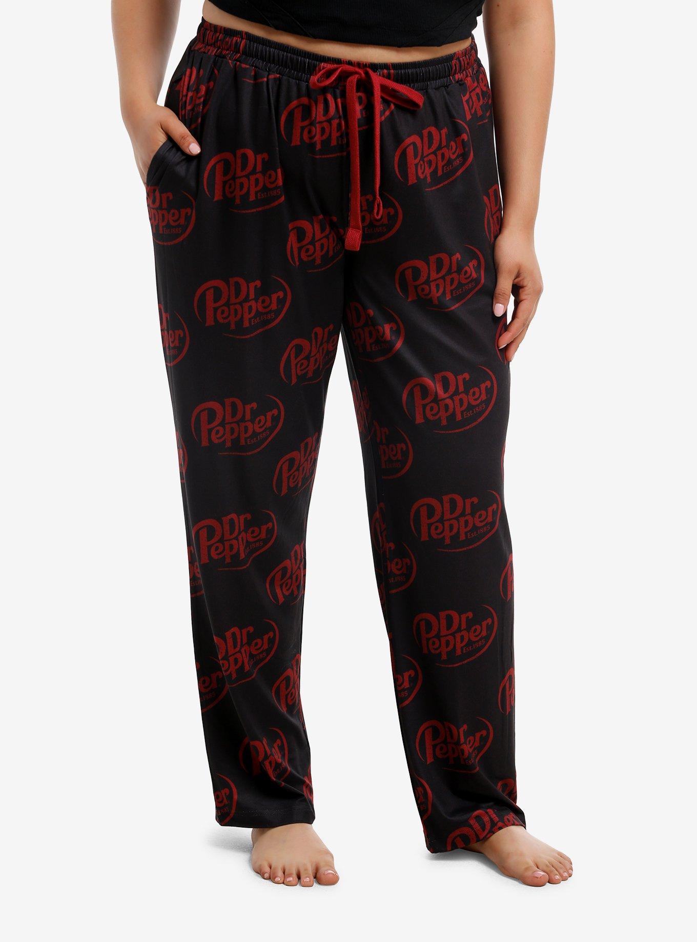 Dr. Pepper Logo Pajama Pants Plus Size, , hi-res