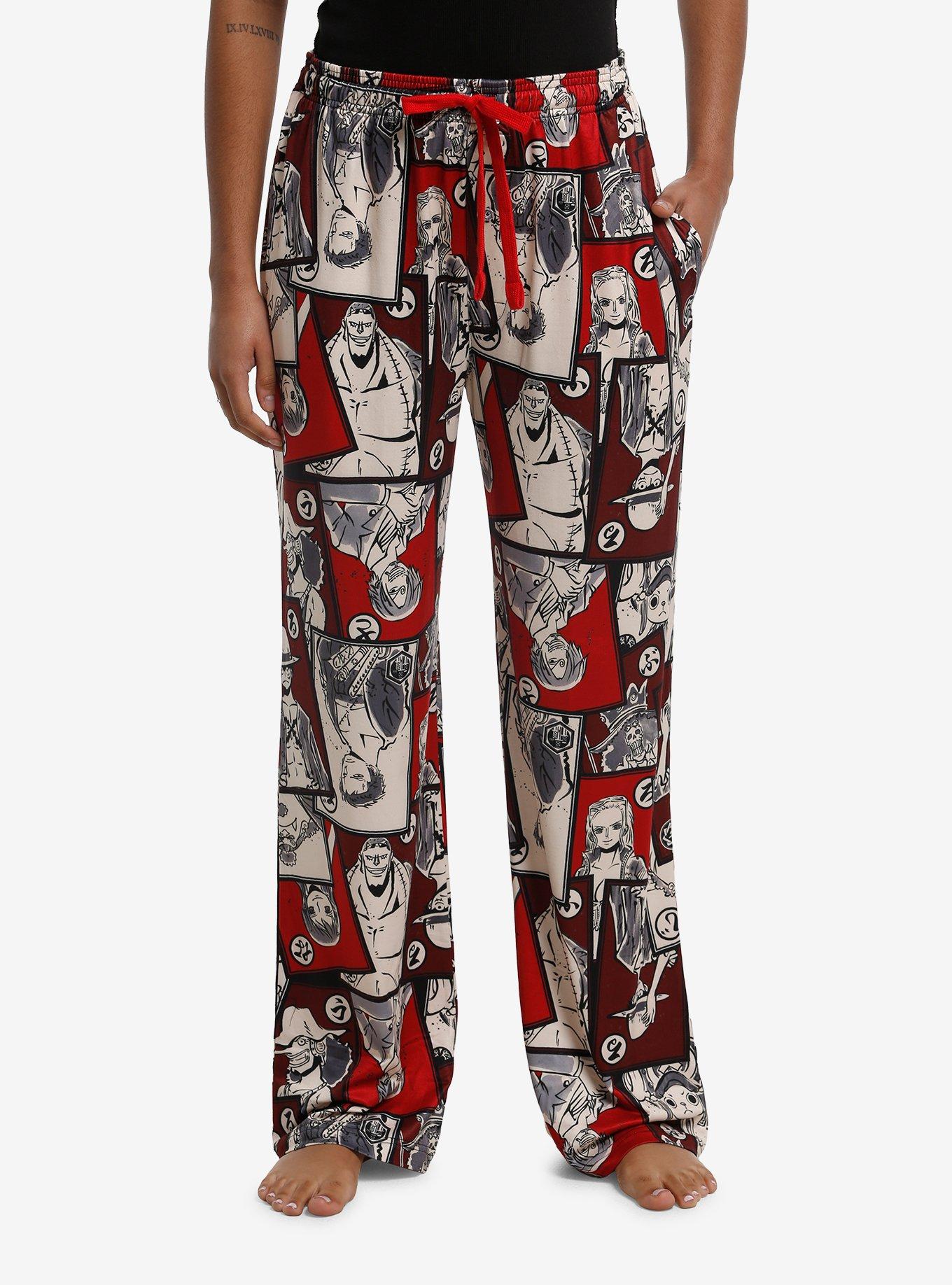 One Piece Tonal Portraits Pajama Pants | Hot Topic