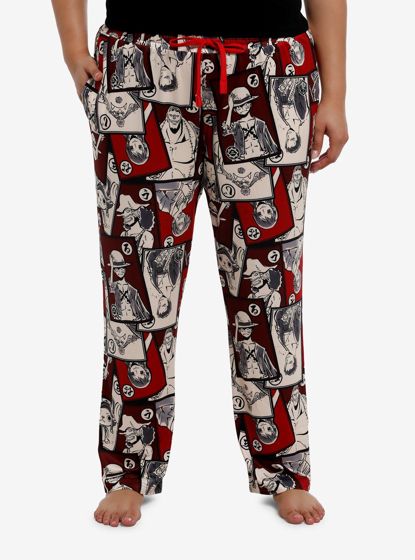 One Piece Tonal Portraits Girls Pajama Pants Plus Size, , hi-res