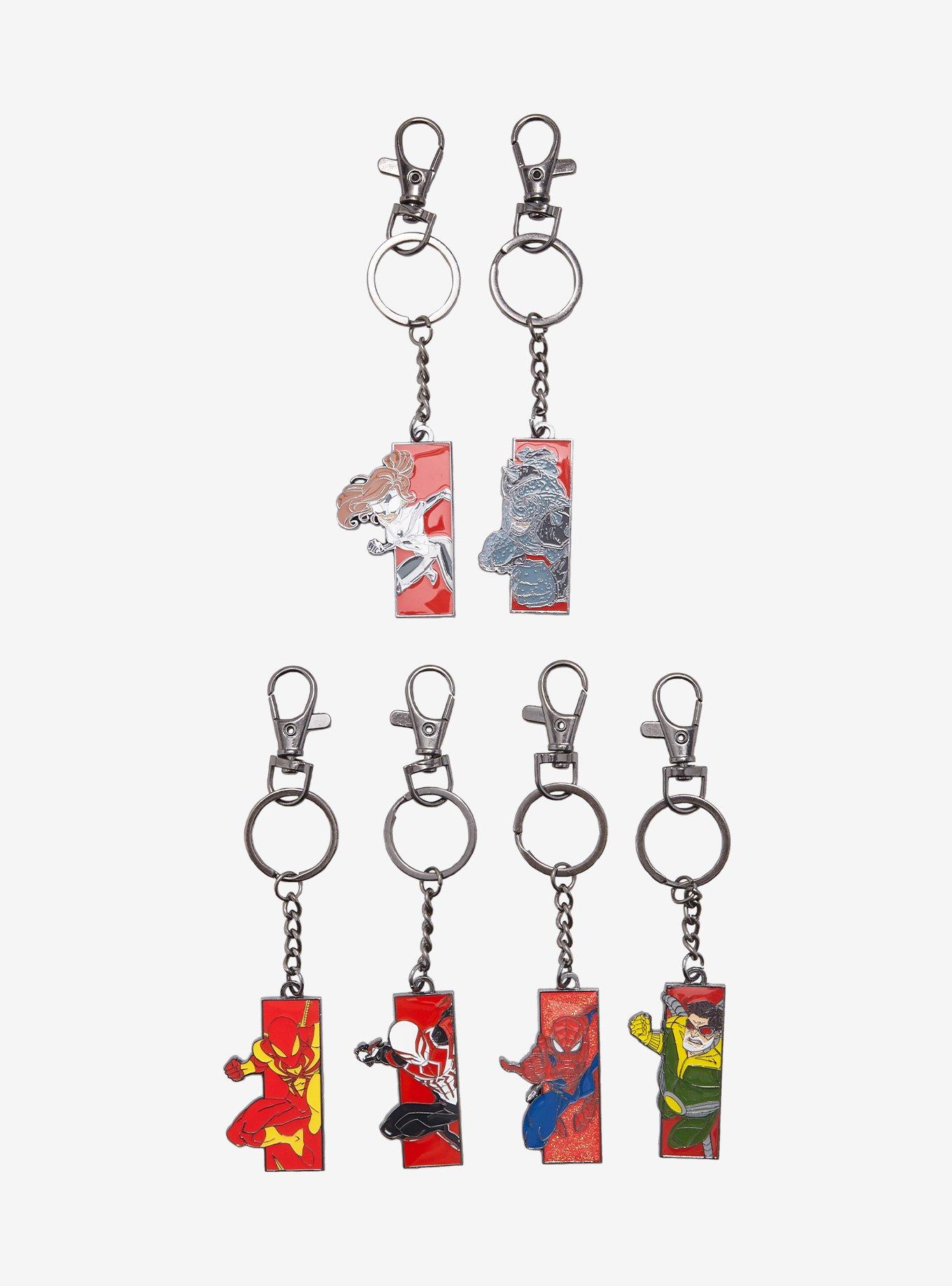 Marvel Spider-Man Characters Blind Assorted Keychain - BoxLunch Exclusive, , hi-res